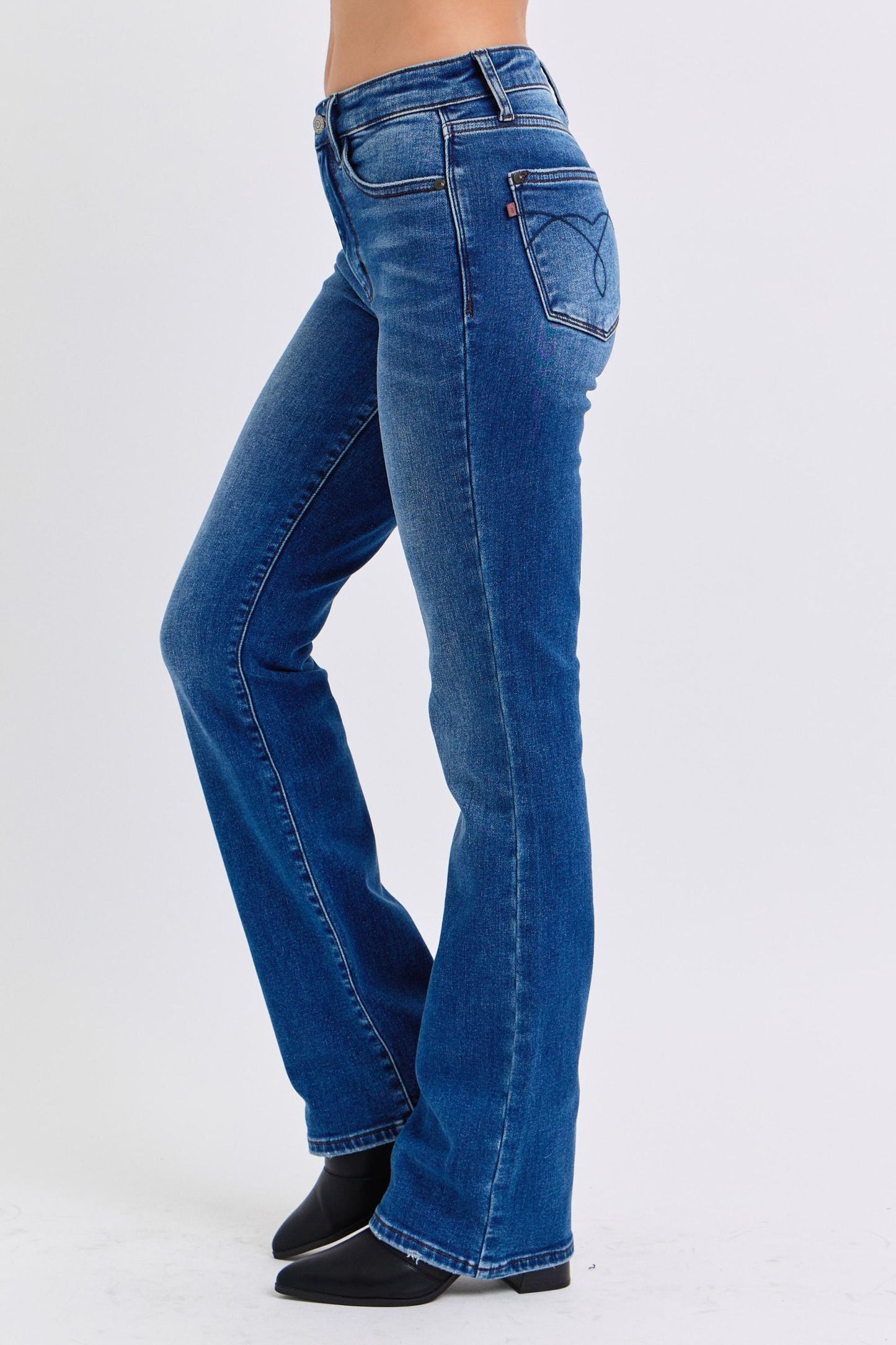 Judy Blue Full Size Run Mid-Rise Bootcut Jeans with Thermal Lining Apparel Apparel Judy Blue Ship from USA TikTok Trendsi Trendsi https://www.cyberehub.com