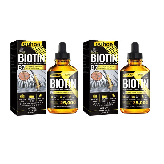 OUHOE Collagen B7 Vitamin Hair Oil Hair Strengthening & Densification Hair Loss Prevention Hair Care Oil 2pcs Health Beauty CJ USa USPS Muqe https://www.cyberehub.com