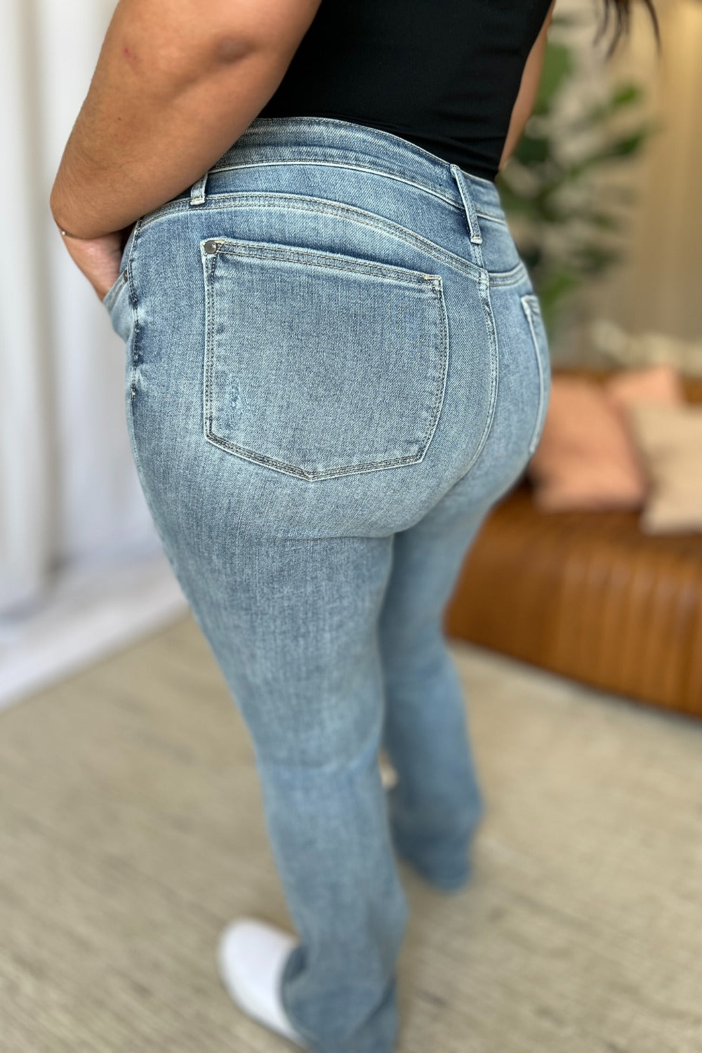 Judy Blue Full Size Medium Rise Bootcut Jeans Bottoms Bottoms Clothing Judy Blue Ship from USA Women Trendsi https://www.cyberehub.com