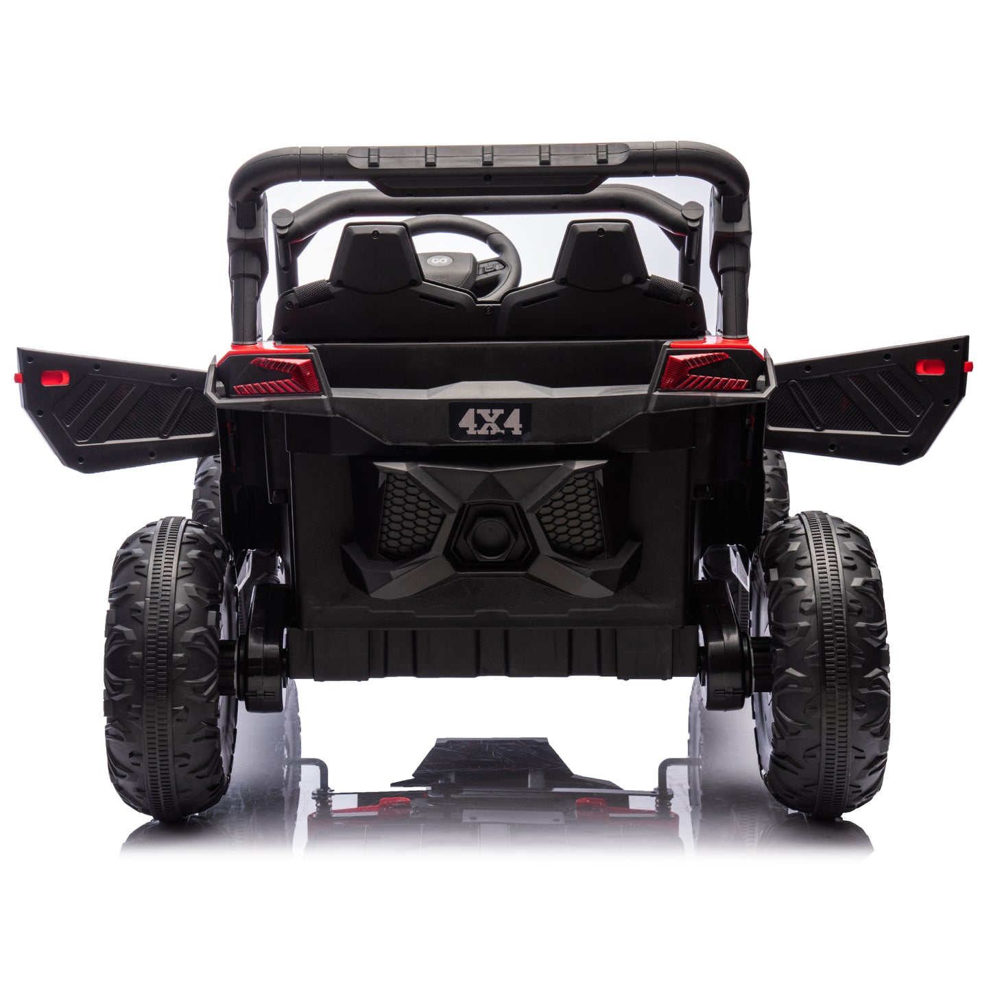 24V Two-Seater Kids Ride On UTV W/Parents Remote Control,Four-Wheel Suspension,Slow Start,Large wheel design,Anti-collision bar,Storage space,Music,USB,Bluetooth,Volume control,LED lights for Kids 3+. Giga Kids Toys Giga https://www.cyberehub.com