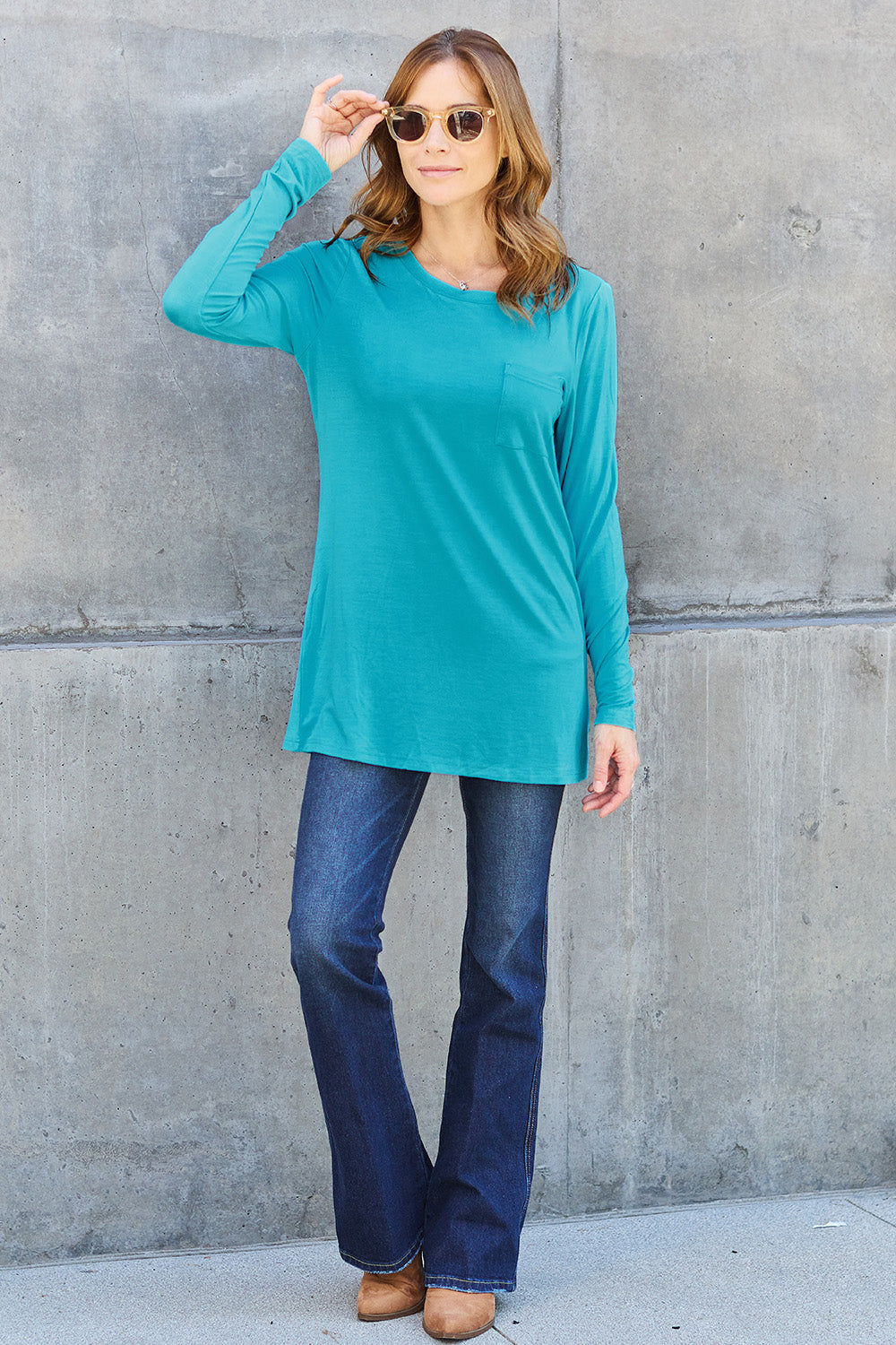 Basic Bae Full Size Round Neck Long Sleeve Top Apparel/Tops Basic Bae Ship from USA TikTok Tops Trendsi USPS Walmart Walmart Apparel Trendsi https://www.cyberehub.com
