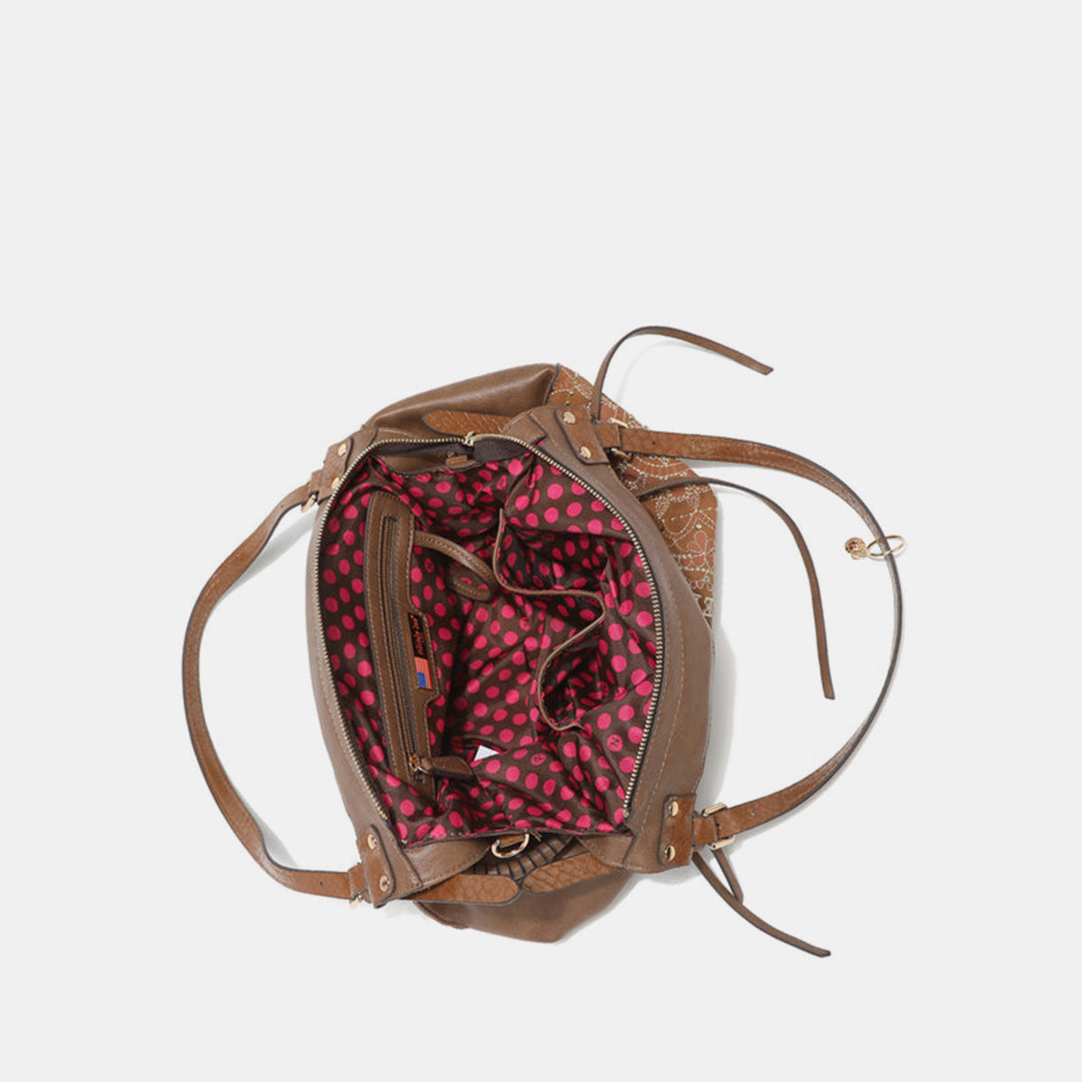 Nicole Lee USA Side Braided Tassel Inlaid Rhinestone Embroidery Hobo Bag Bag Bag Nicole Lee USA Ship from USA Women Trendsi https://www.cyberehub.com