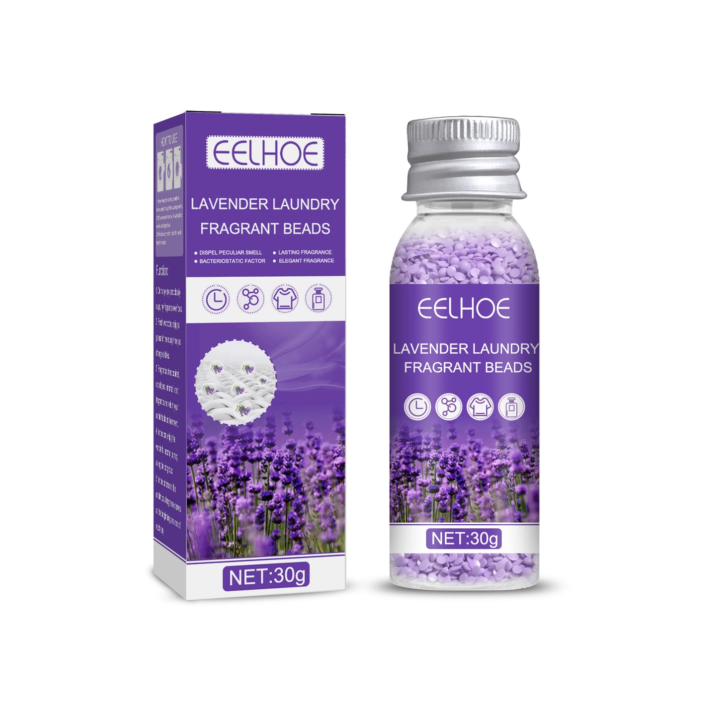 Lavender Laundry Perfume Beads, Laundry Decontamination Protective Clothing Soft Lasting Fragrance Beads Health Eprolo https://www.cyberehub.com