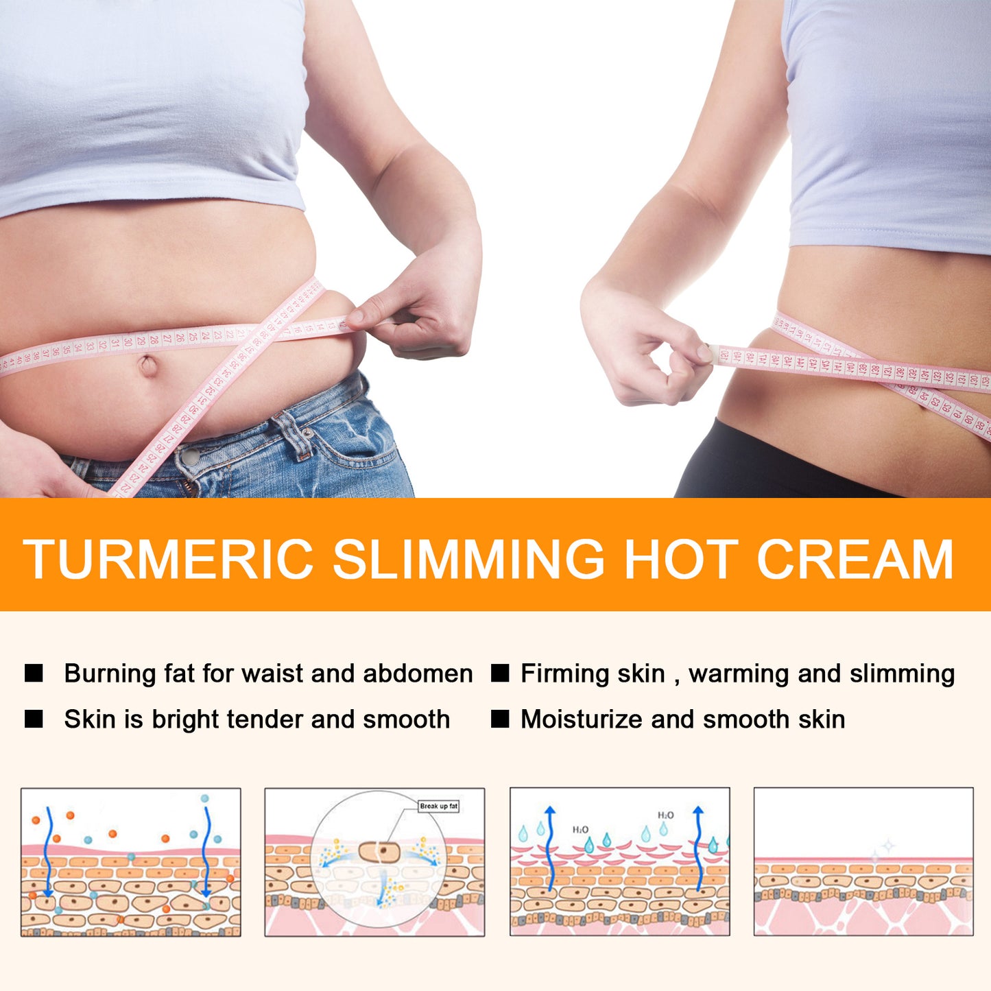 Turmeric Body Sculpting Cream, Tighten Thigh Muscles Arm Worship Meat Massage Lift Belly Slimming Shape Health Eprolo https://www.cyberehub.com