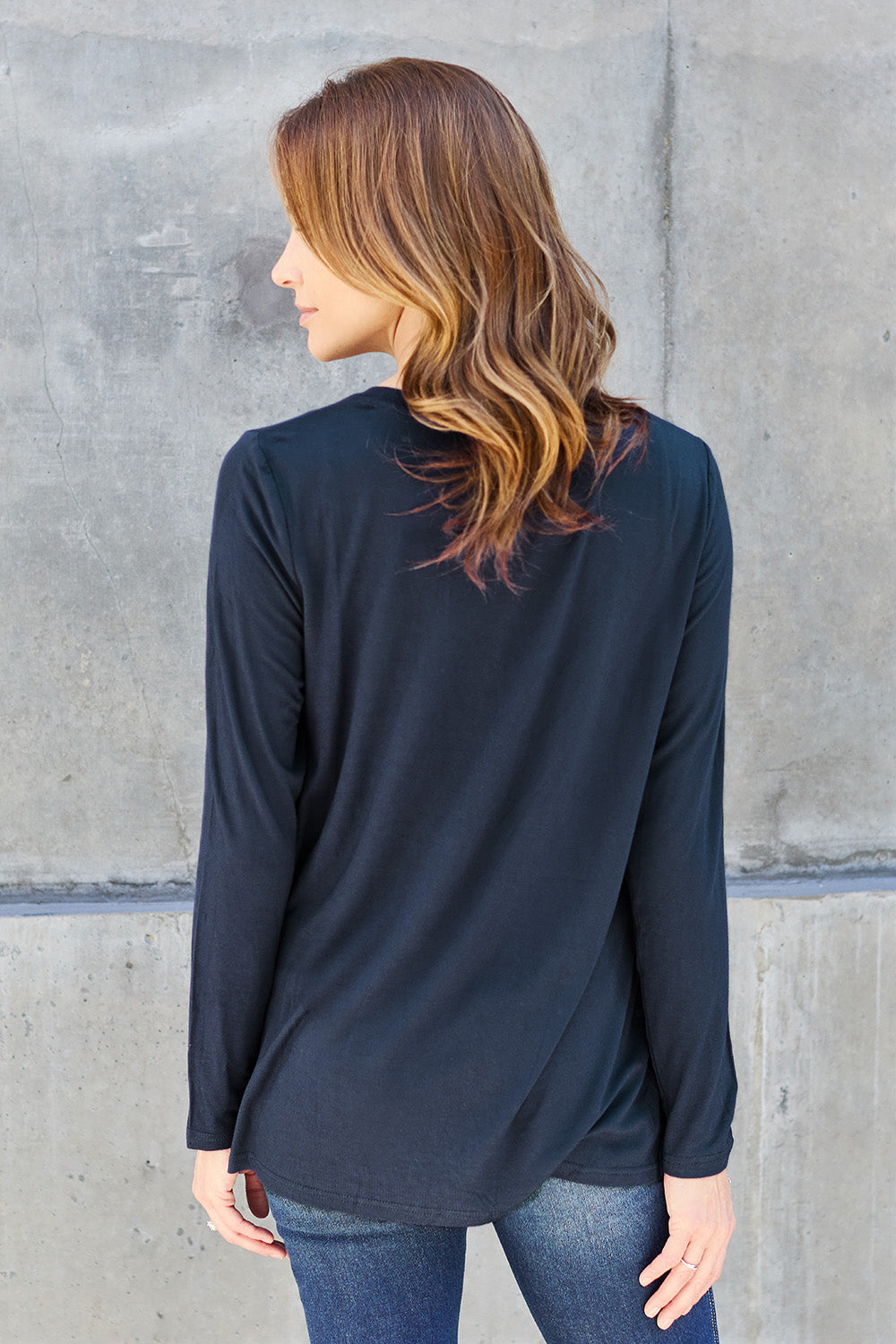 Basic Bae Full Size V-Neck Long Sleeve Top Apparel/Tops Basic Bae Ship from USA TikTok Tops Trendsi USPS Walmart Walmart Apparel Trendsi https://www.cyberehub.com