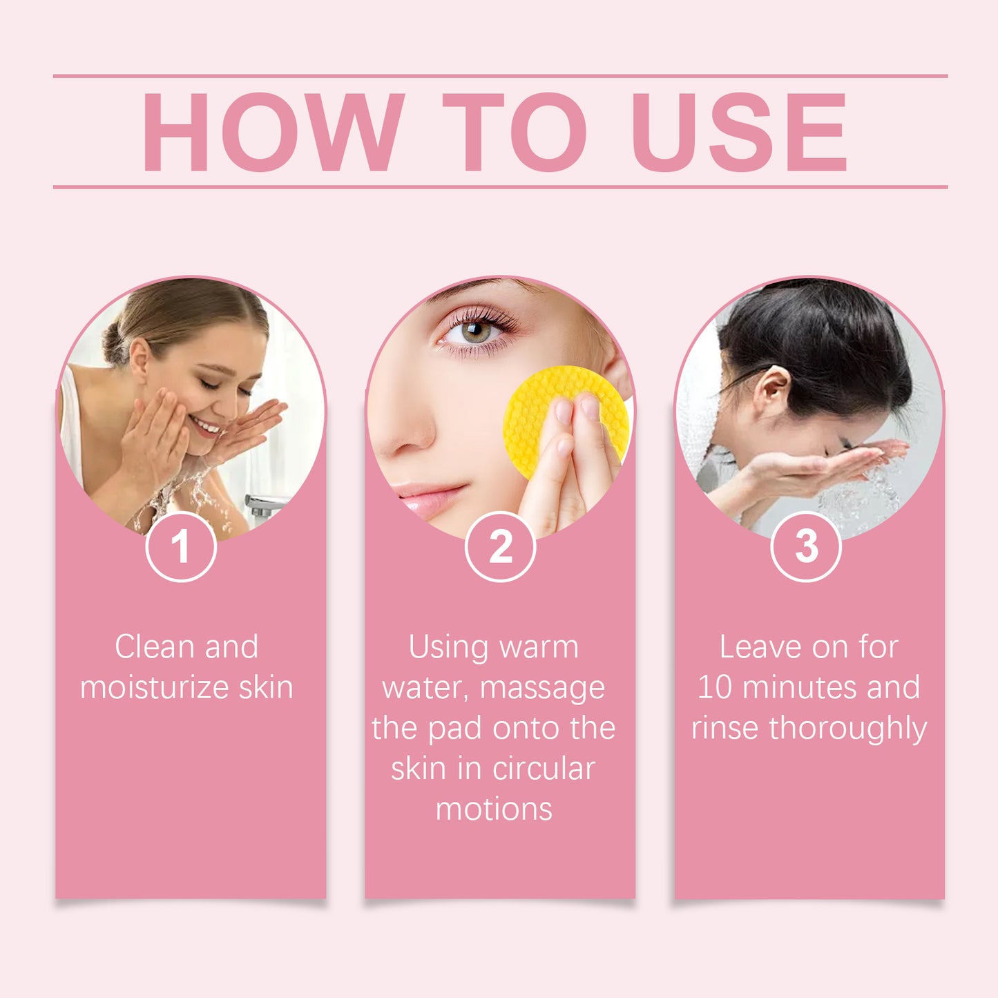 EELHOE Turmeric Acid Cleansing Pad Gently Cleanses Skin, Lightened Acne Face, Brightened Pores Health & Beauty Health Eprolo https://www.cyberehub.com