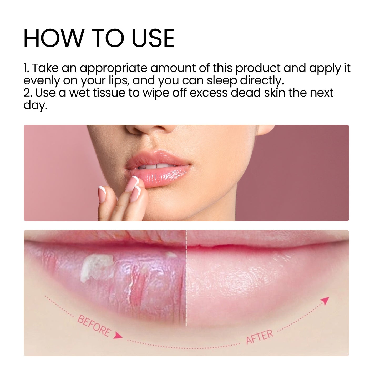Lip Sleeping Mask, Moisturizing Gently Exfoliating Dead Skin Plump Smooth Lip Mask Health Eprolo https://www.cyberehub.com