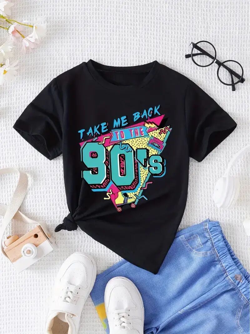 Women's Printed Short Sleeved Shirt Black Apparel/Shirt/Graphic Shirt SNULLO https://www.cyberehub.com