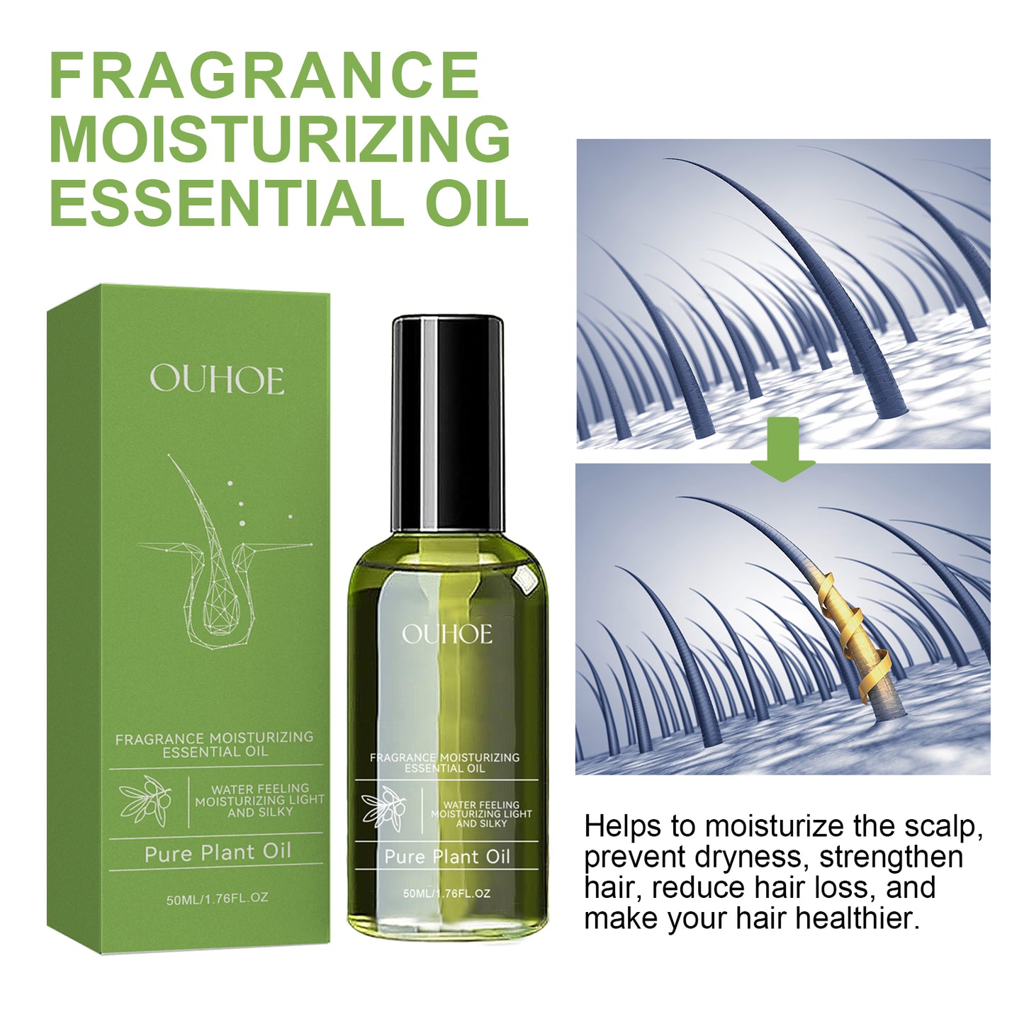 Hair Dense Essential Oil Repair Hair Damage, Strong Hair Thick, Smooth, Moisturizing And Nourishing Anti-Thinning Hair Oil Health Eprolo https://www.cyberehub.com