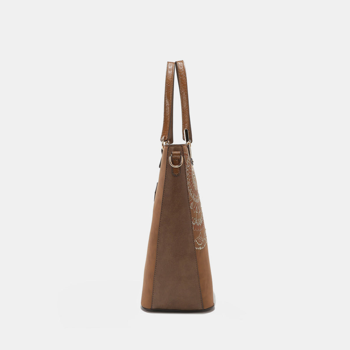 Nicole Lee USA Metallic Stitching Embroidery Inlaid Rhinestone Tote Bag Nicole Lee USA Ship from USA TikTok USA Trendsi https://www.cyberehub.com