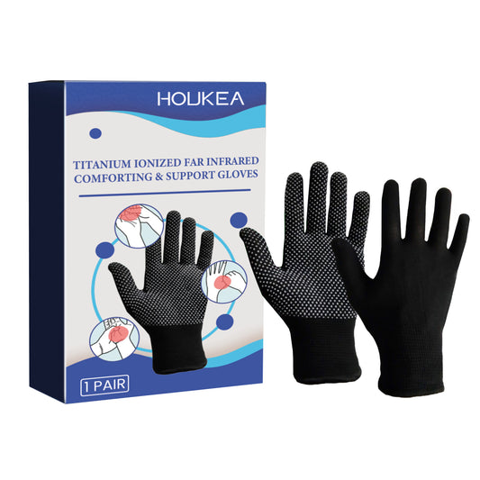 HouKea Titanium Ionized Far Infrared Comforting & Support Gloves, Relief Wrist Thumb Joint Stiffness Soreness Swelling Wrist Gloves Health Eprolo https://www.cyberehub.com