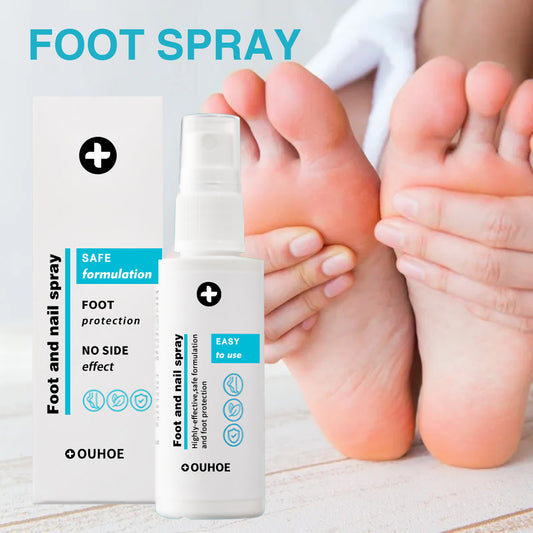 Foot Spray Foot Skin Moisturizing, Anti-Cracking, Deodorizing, Deodorizing And Repairing Nail Care Spray Health Eprolo https://www.cyberehub.com