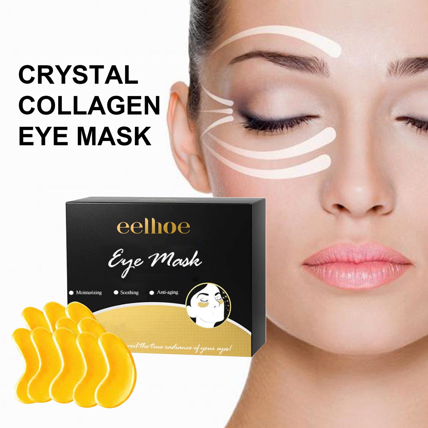 Crystal Collagen Eye Mask Hydrates And Moisturizes The Skin Around The Eyes To Lighten Fine Lines And Tighten And Lift The Eye Mask Health Eprolo https://www.cyberehub.com