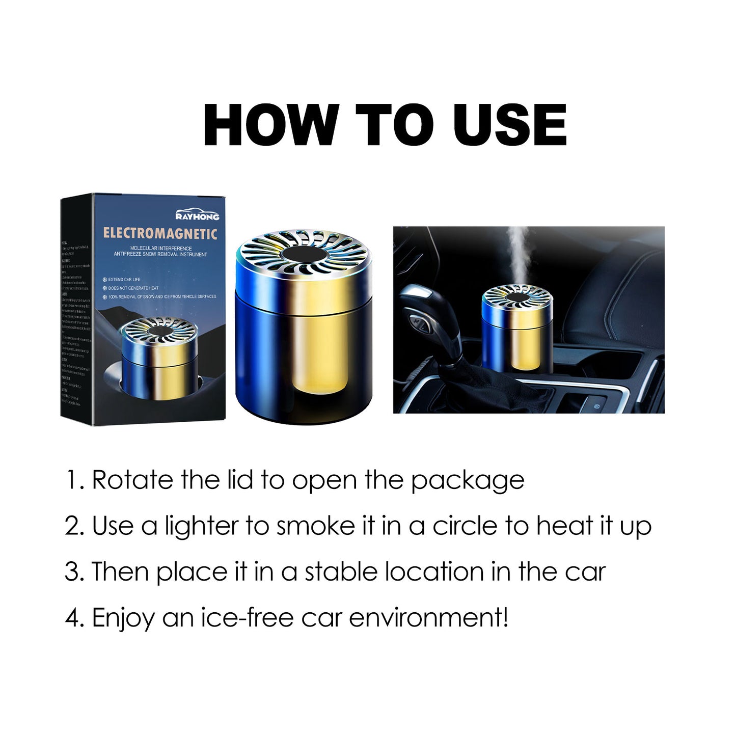 Rayhong Deicer Car Glass Deicer Snow Removal Tool Quick Portable Car Window Deicer Automotive Eprolo https://www.cyberehub.com