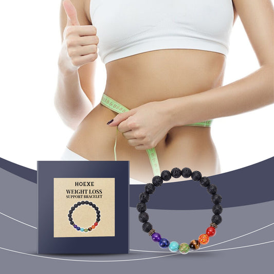 Jewelry Bracelet, Jewelry Beads String Colorful Volcanic Stone Bracelet Female Adjustable Braided Beading HOEXE eprolo https://www.cyberehub.com