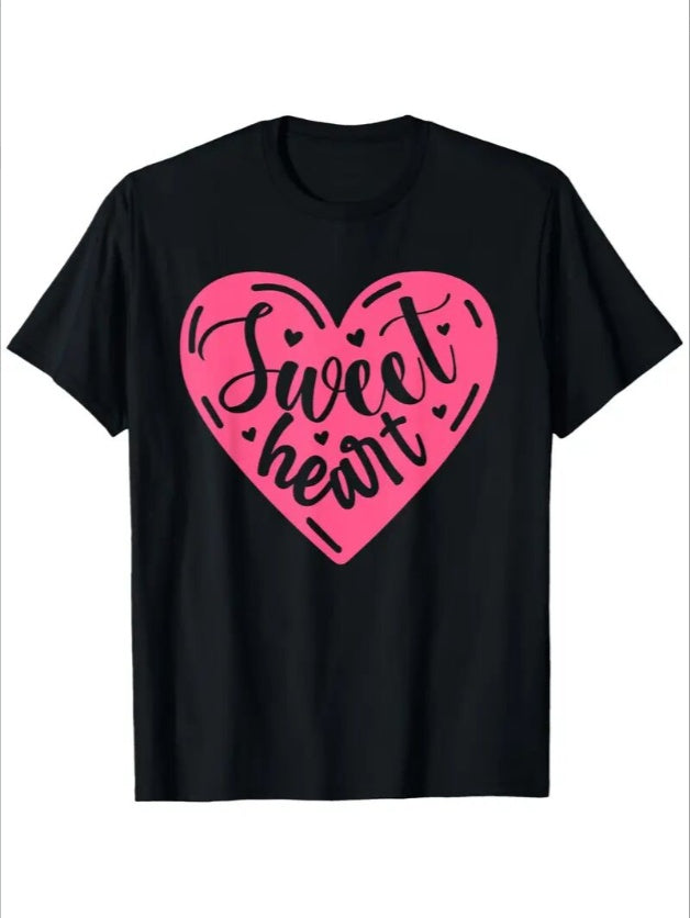 Love Valentine'S Day T-Shirt, Couple T-Shirt, Couple Christmas, Fashion Casual T-Shirt, Short-Sleeved T-Shirt Black Apparel/Shirt/Graphic Shirt SNULLO https://www.cyberehub.com