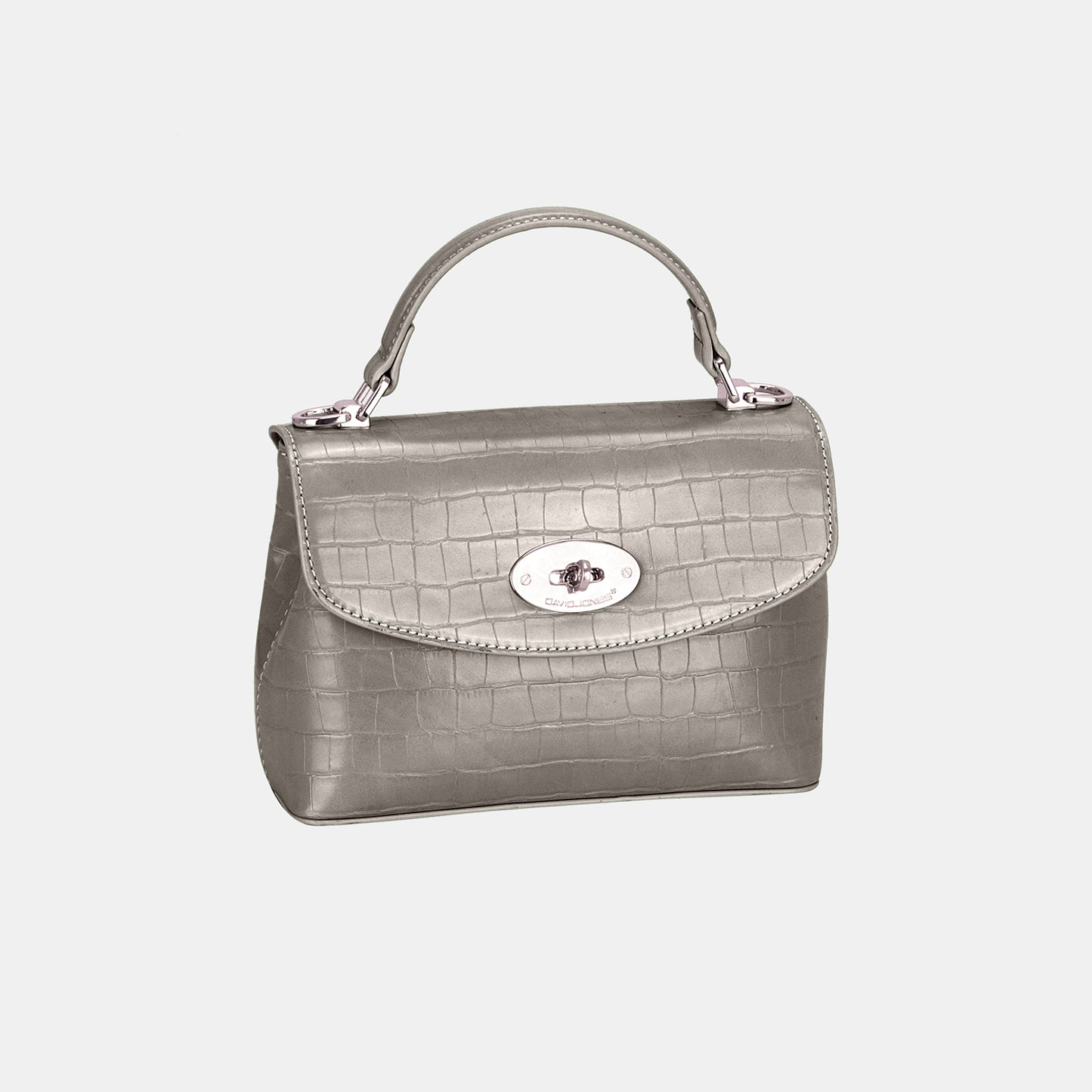 David Jones Texture PU Leather Handbag D.Silver One Size David Jones Ship from USA TikTok USA Trendsi https://www.cyberehub.com