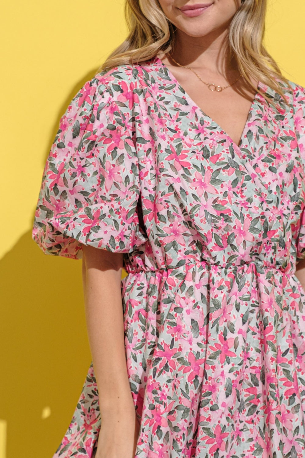 And The Why Full Size Floral Surplice Puff Sleeve Dress Apparel/Dress And The Why Dress Ship from USA TikTok Trendsi USPS Walmart Walmart Apparel Trendsi https://www.cyberehub.com