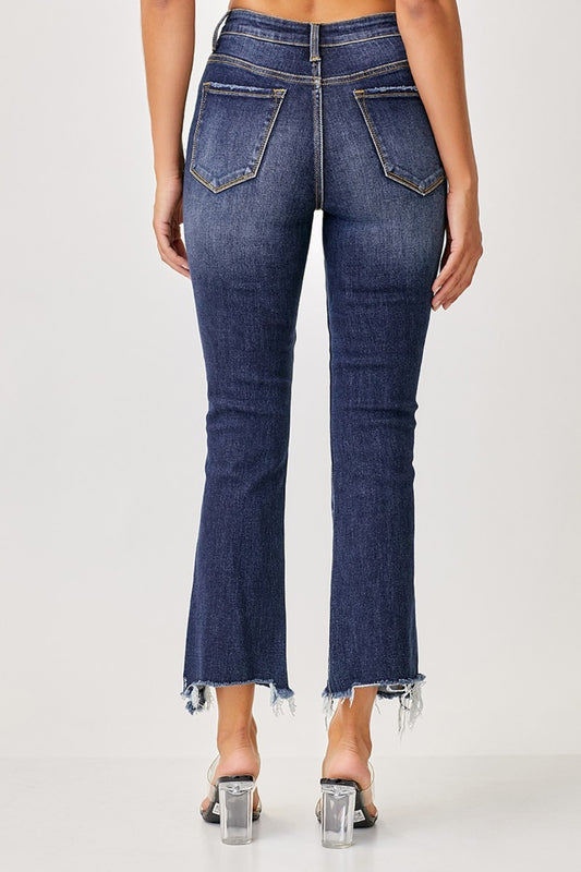 Risen Full Size Frayed Hem Cropped Straight Jeans Bottoms Bottoms Clothing RISEN Ship from USA Women Trendsi https://www.cyberehub.com