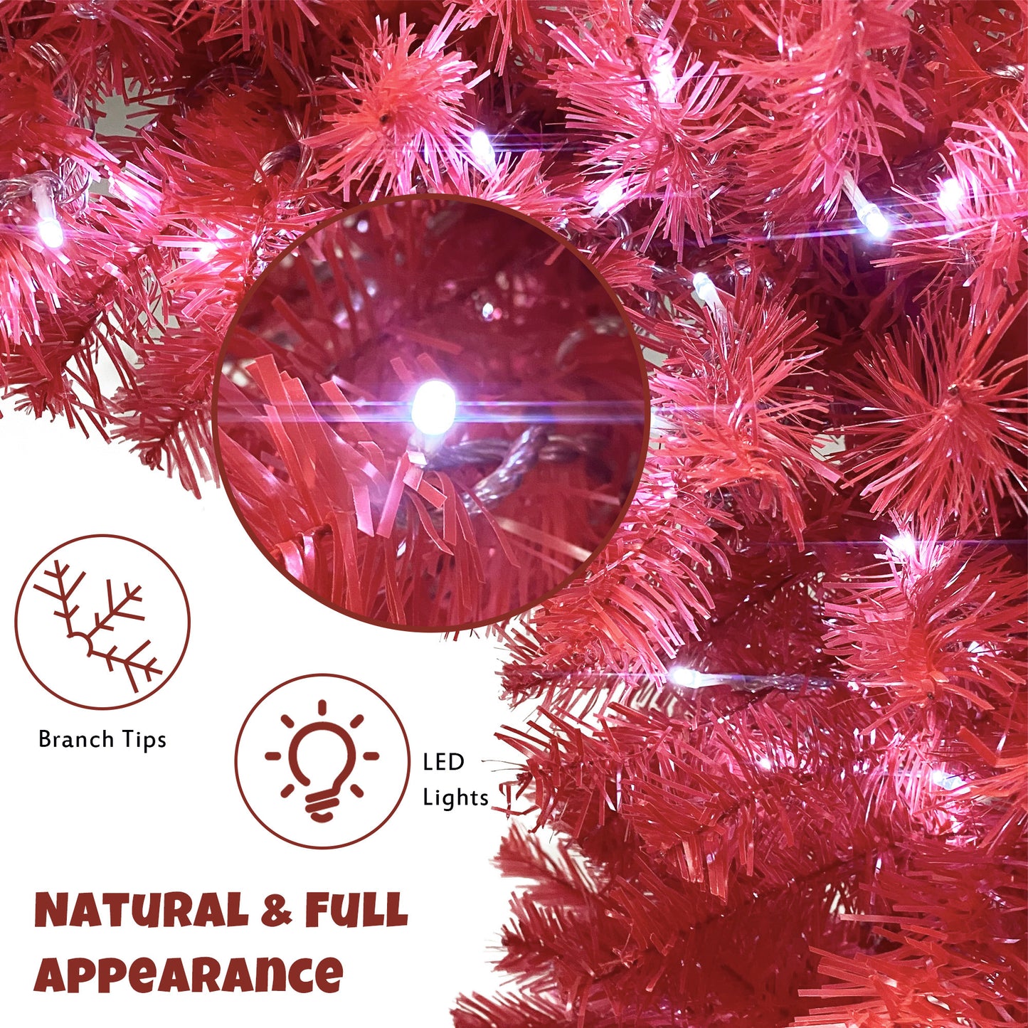 6FT Hinged Fir Artificial Fir Bent Top Christmas Tree, Xmas Tree Bendable Santa Hat Style Christmas Tree Holiday Decoration,1250 Lush Branch Tips, 300 LED Lights X-mas Furniture Giga Giga https://www.cyberehub.com
