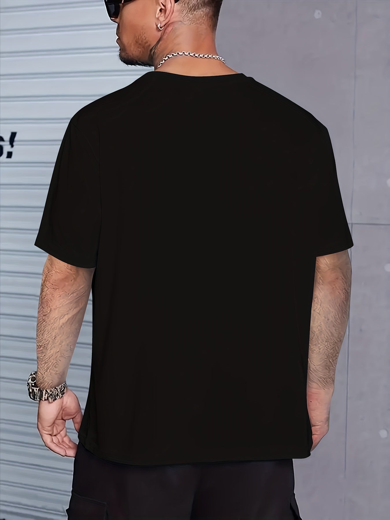 Men's Dog Print T-shirt, Casual Short Sleeved Round Neck T-shirt, Men's Outdoor T-shirt Apparel/Shirt/Graphic Shirt SNULLO https://www.cyberehub.com