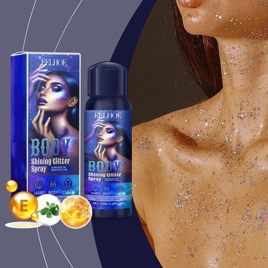 Eelhoe Highlighter Glitter Spray Glitter Spray Highlighter Spray Natural Stereoscopic Long Lasting Glitter Health & Beauty Health & Beauty Under 10 UniversalMaax https://www.cyberehub.com