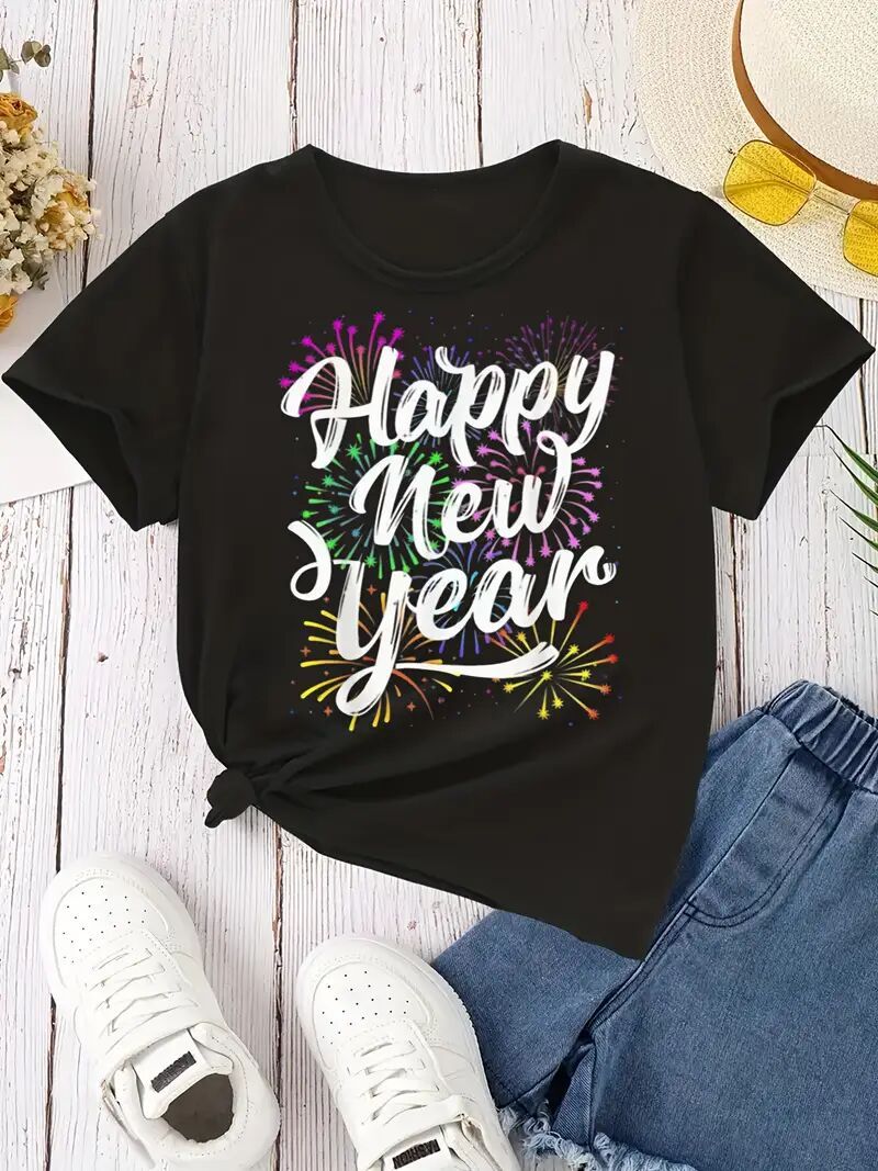 Women's Graphic T-Shirt - Short Sleeved Black Print Top S-2XL Black Apparel/Shirt/Graphic Cj Graphic Shirt SNULLO Yodel SNULLO https://www.cyberehub.com
