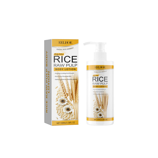 Rice Raw Pulp Body Lotion, Light Black Anti-Dryness Tender Bright And White Body Lotion Health Eprolo https://www.cyberehub.com