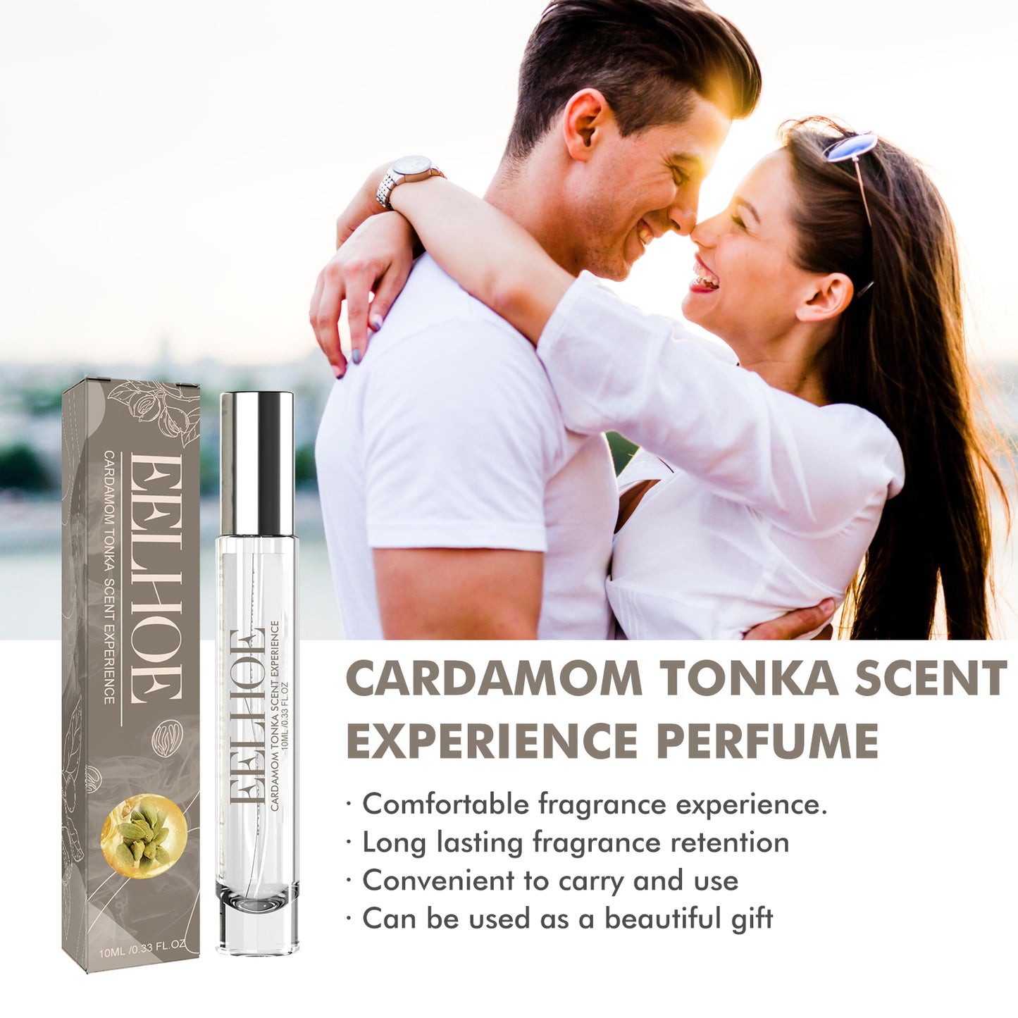 Cardamom Tonka Scent Experience Perfume, Natural Fragrance Light Elegant Lasting Fragrance Mild Portable Date Atmosphere Perfume Health Eprolo https://www.cyberehub.com