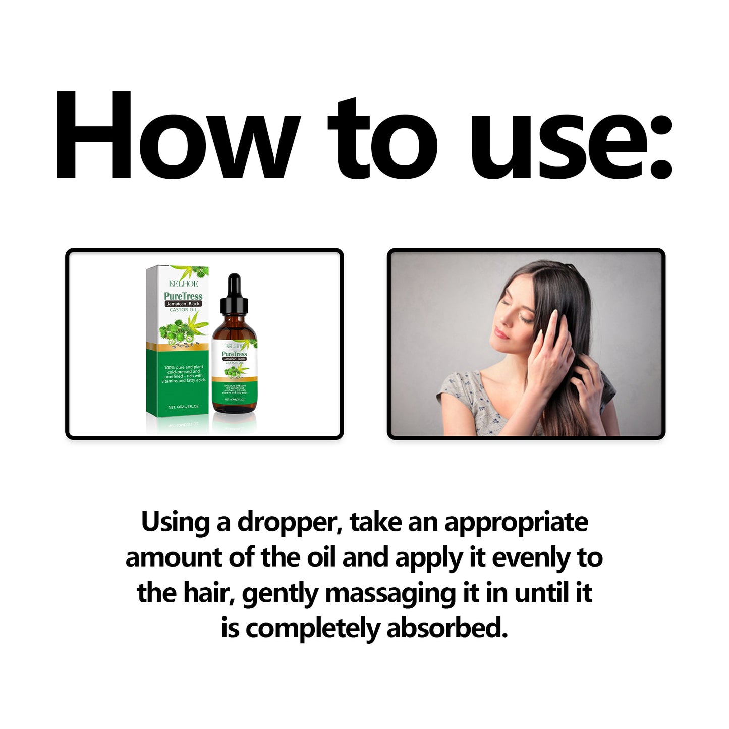 Jamaican Black Castor Oil, Moisturize Scalp And Prevent Dry Hair Thick And Solid Hair Beautiful And Shiny Easy To Absorb Essential Oils Health Eprolo https://www.cyberehub.com