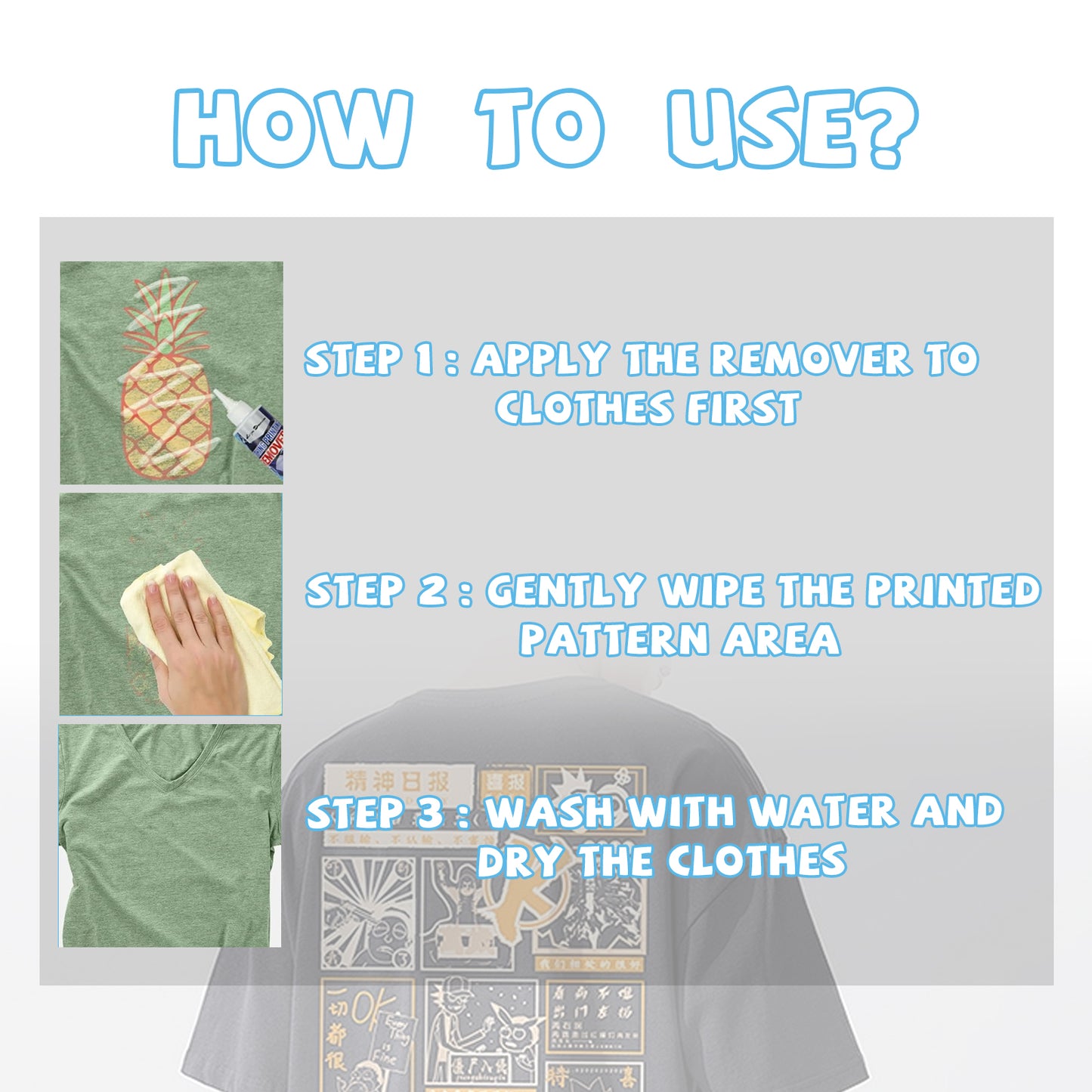 Clothing Printing Remover, Clothing Cleaning Fabric Print Pattern Pattern Letter Cleaning Remover Home & Garden Home Eprolo https://www.cyberehub.com