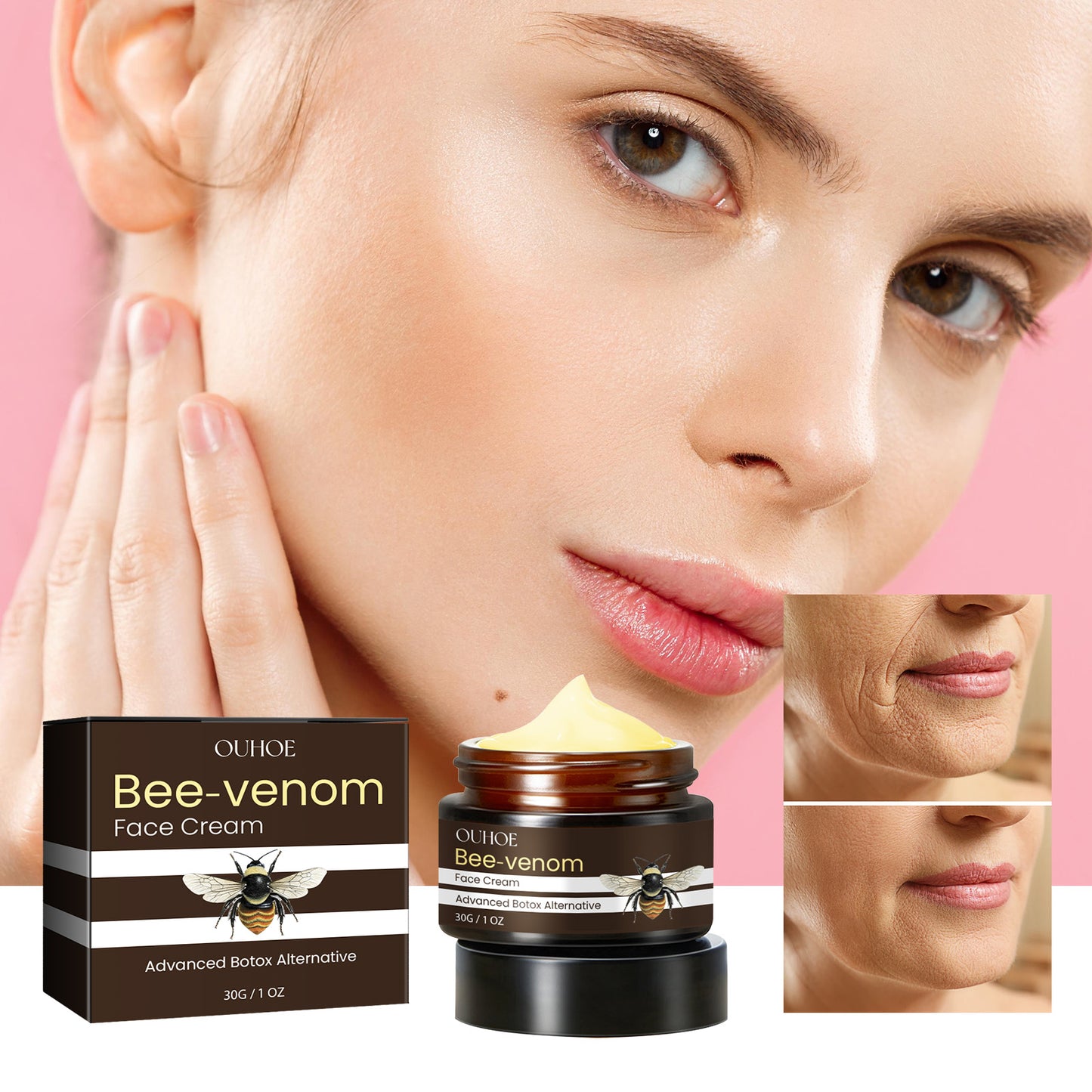 Bee-Venom Face Cream, Fade Fine Neck Lines Around The Eyes Moist Firming Skin Filling Water Anti Aging Health Eprolo https://www.cyberehub.com