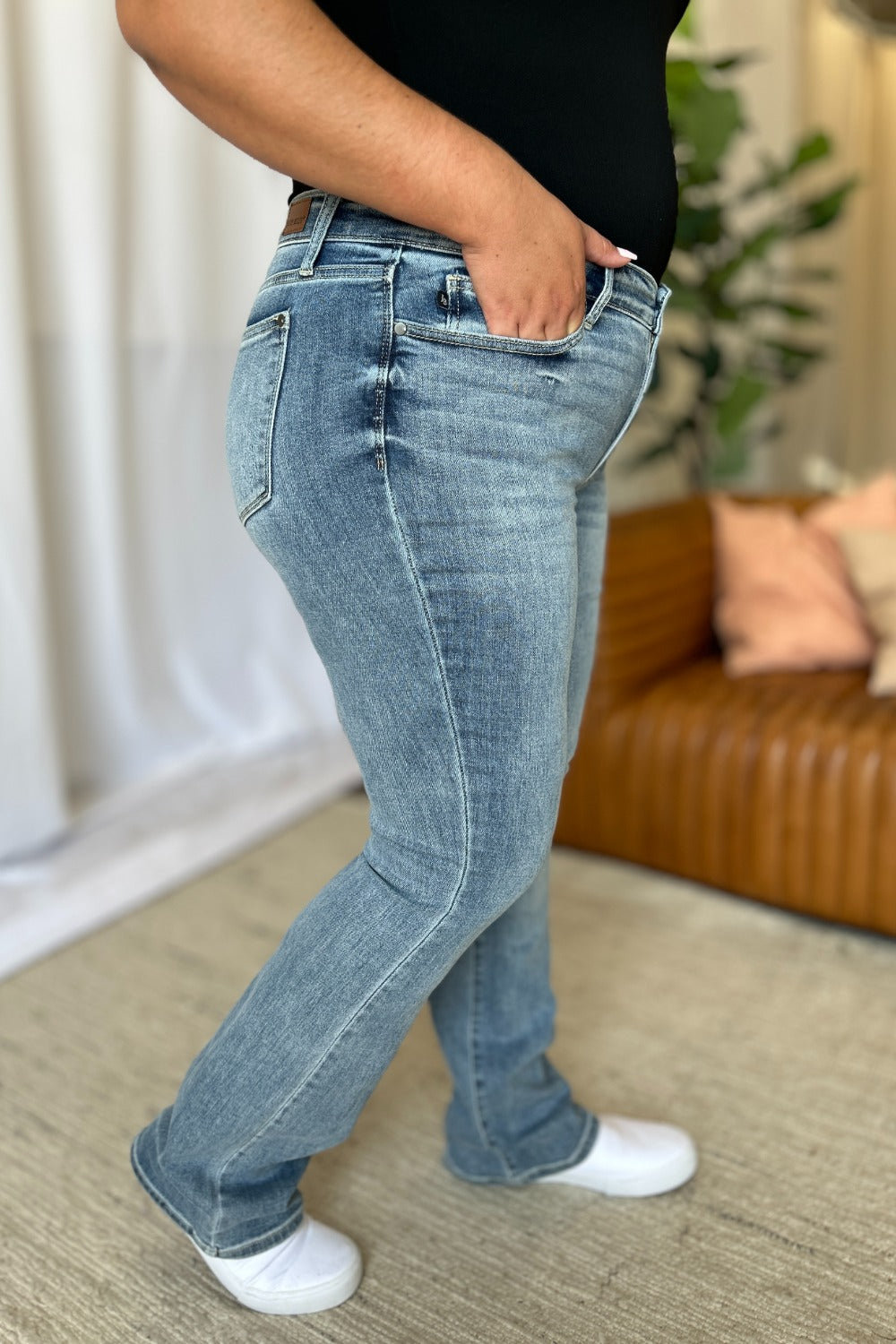 Judy Blue Full Size Medium Rise Bootcut Jeans Bottoms Bottoms Clothing Judy Blue Ship from USA Women Trendsi https://www.cyberehub.com