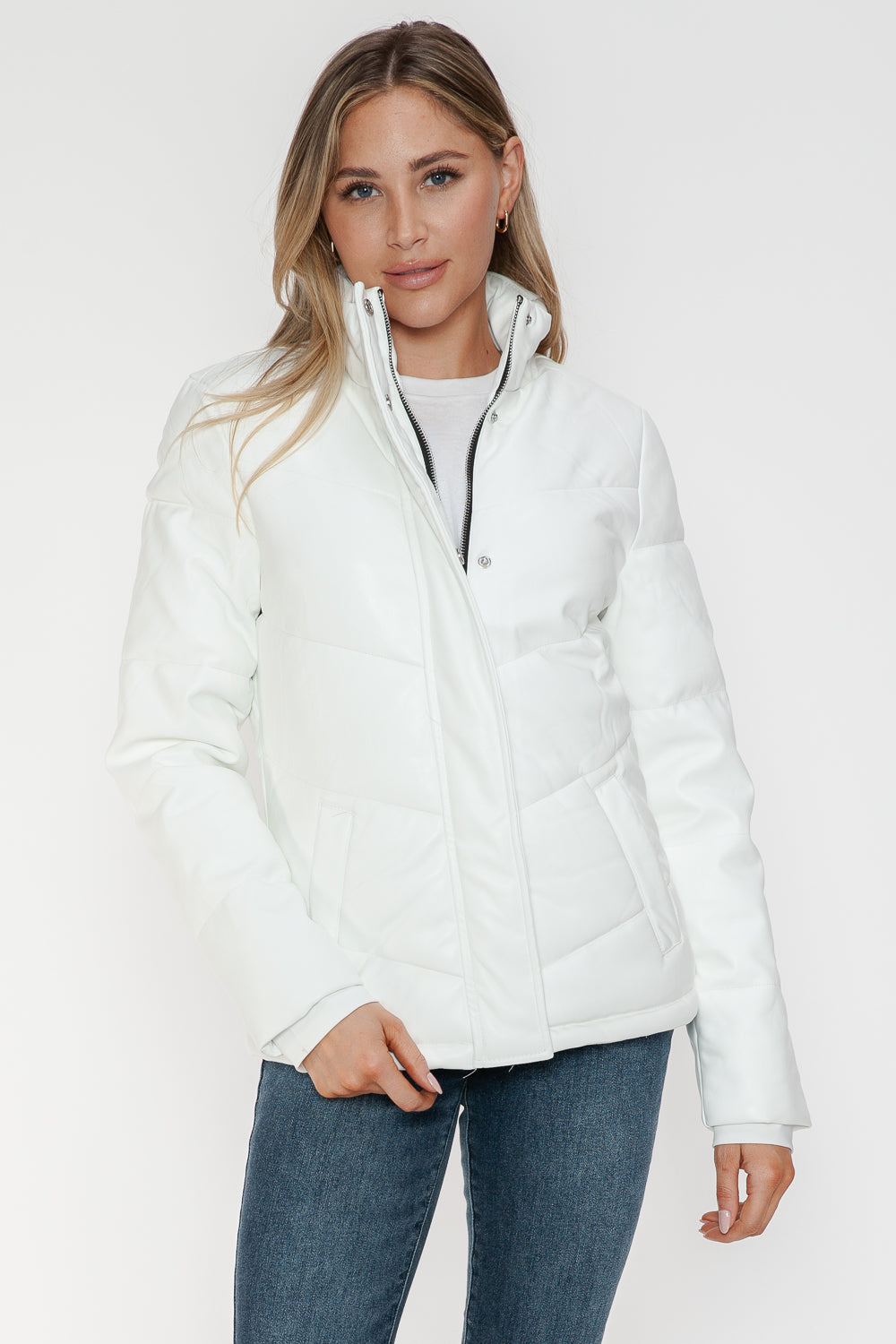 Snobbish Pocketed Zip Up Turtleneck Puffer Jacket Tops/Jackets/Sweaters Clothing Tops Ship from USA Snobbish TikTok Trendsi USPS Walmart Trendsi https://www.cyberehub.com