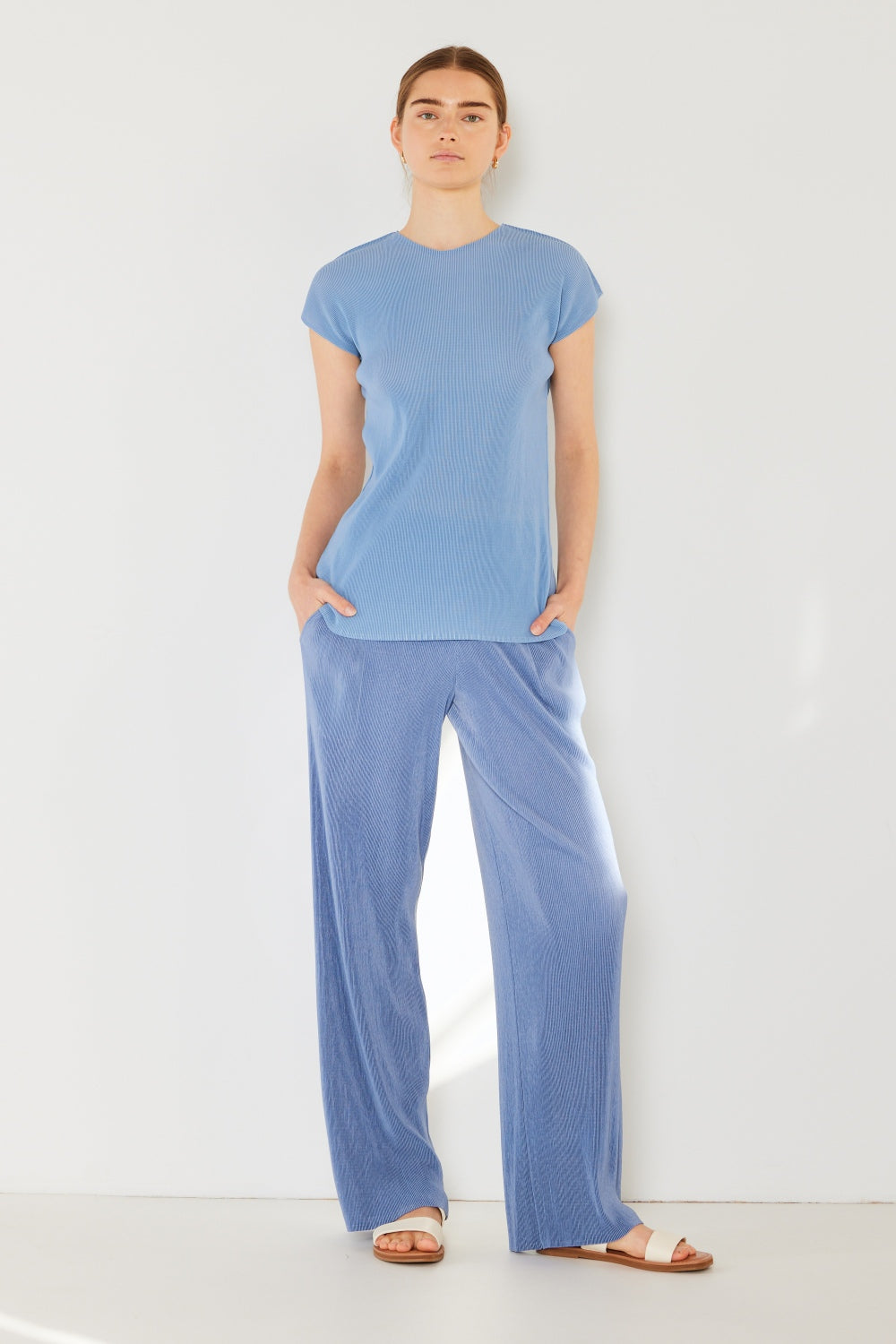 Marina West Swim Rib Pleated Cap Sleeve Top Apparel/Tops Marina West Swim Ship from USA TikTok Tops Trendsi USPS Walmart Walmart Apparel Trendsi https://www.cyberehub.com