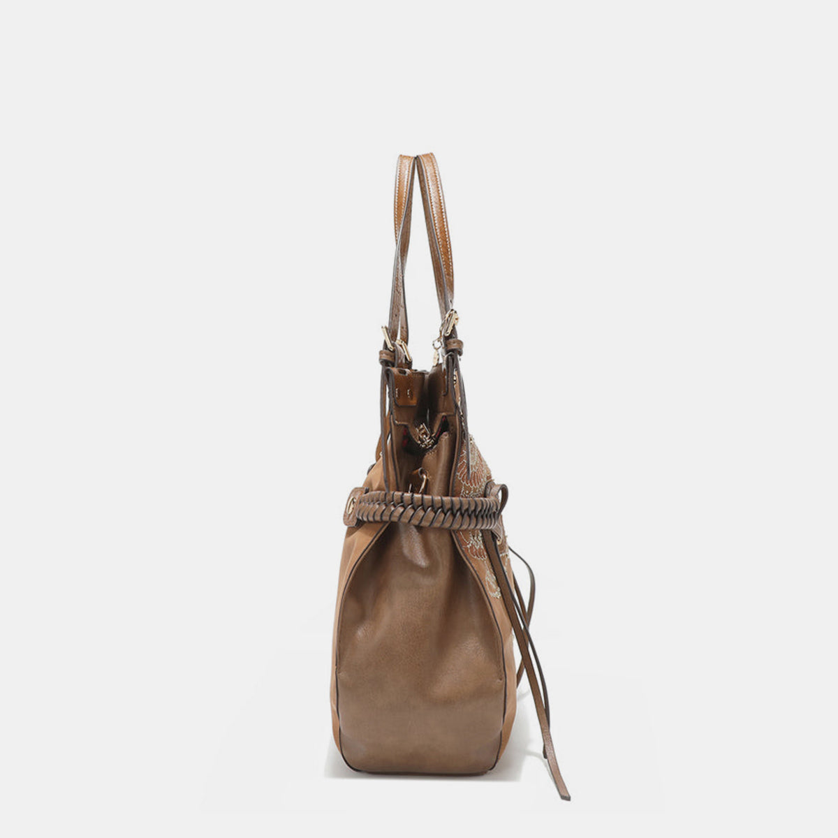 Nicole Lee USA Side Braided Tassel Inlaid Rhinestone Embroidery Hobo Bag Bag Bag Nicole Lee USA Ship from USA Women Trendsi https://www.cyberehub.com