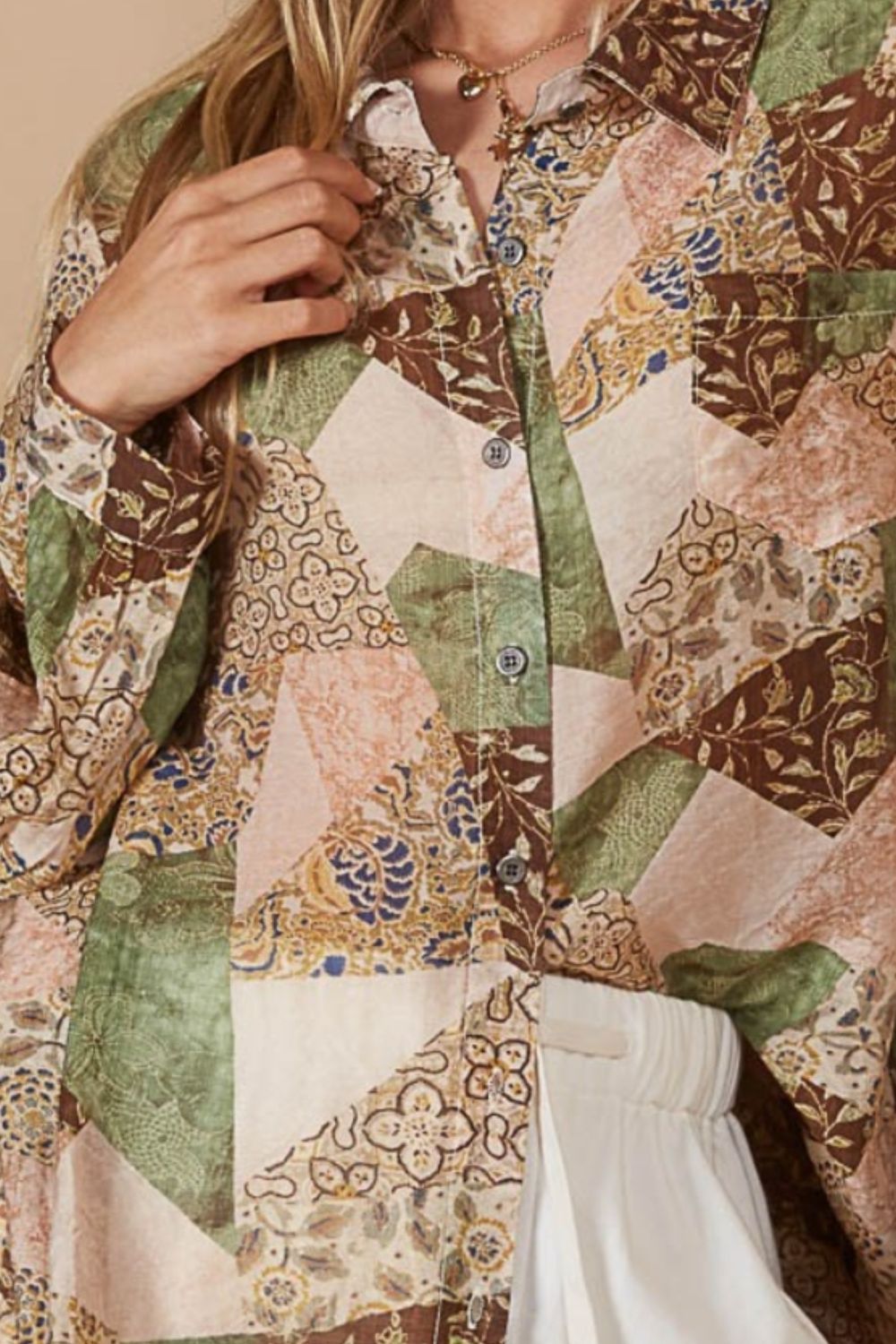 POL Button-Down Long Sleeve Printed Shirt Apparel/Tops POL Ship from USA TikTok Tops Trendsi USPS Walmart Walmart Apparel Trendsi https://www.cyberehub.com