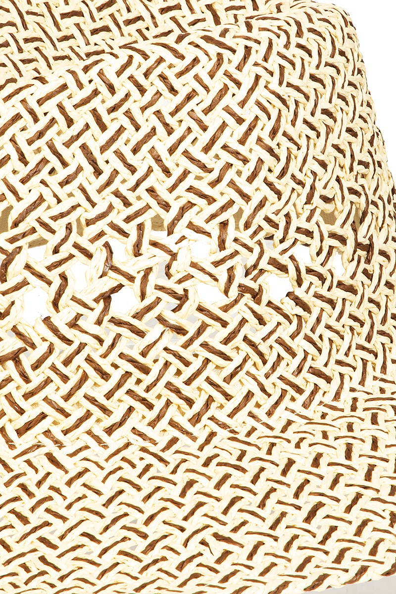 Fame Cutout Woven Straw Hat Fame Accessories Ship from USA TikTok USA Trendsi https://www.cyberehub.com