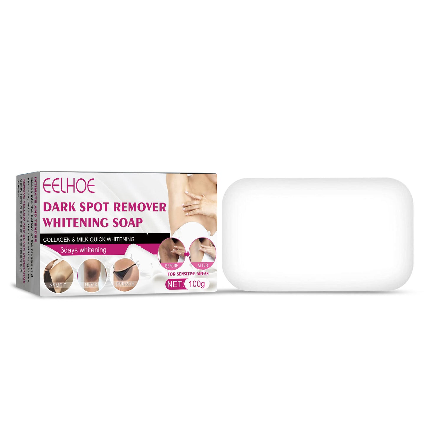 Underarm Beauty Soap, Joint Elbow Clean Desalting Skin Melanin White Body Moisturizing Brightening Skin default title Health Eprolo https://www.cyberehub.com