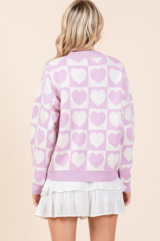 Mittoshop Checkered Heart Button Down Cardigan Tops/Jackets/Sweaters Clothing Tops Mittoshop Ship from USA TikTok Trendsi USPS Walmart Trendsi https://www.cyberehub.com