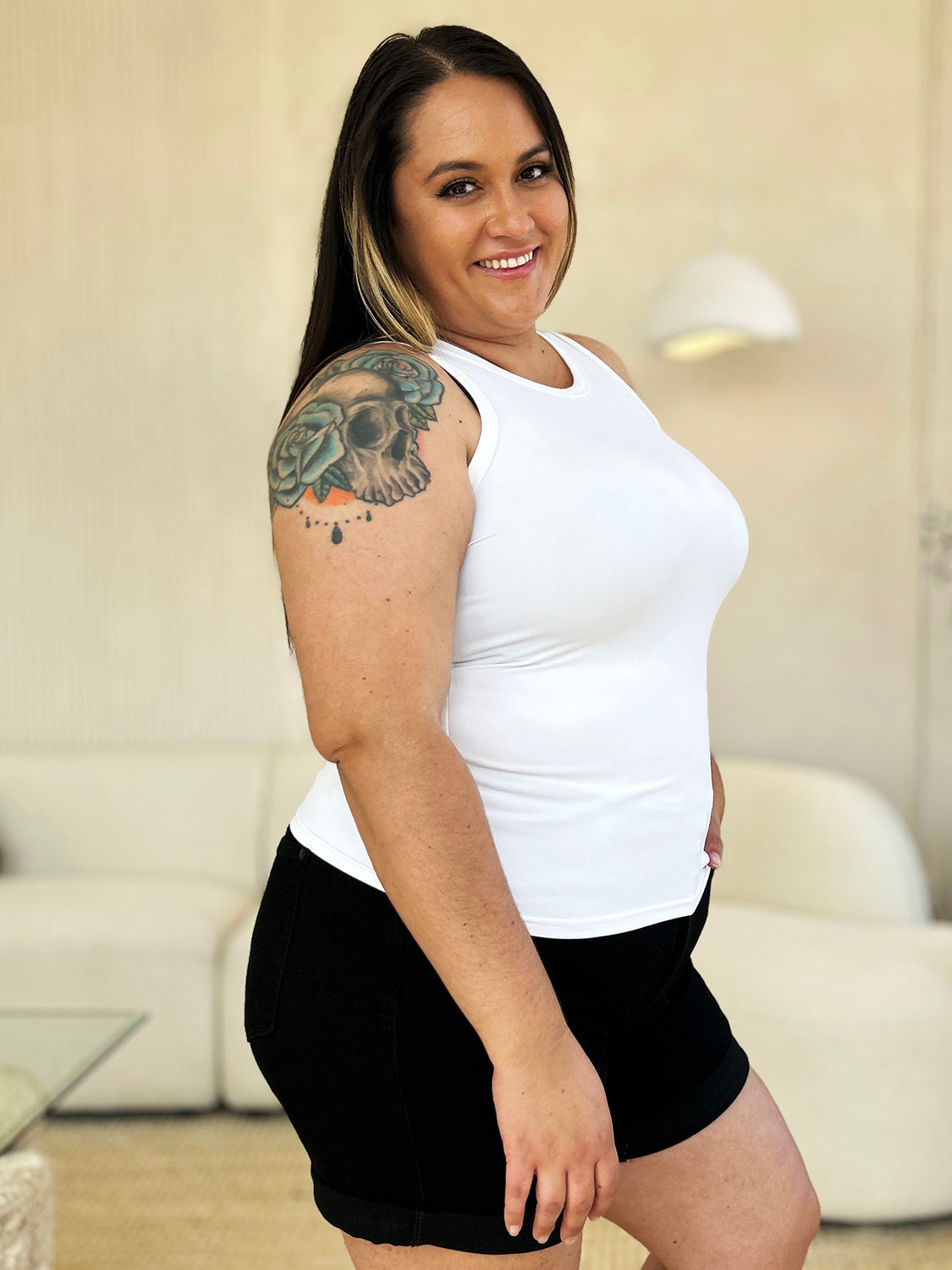 Basic Bae Full Size Round Neck Slim Tank Apparel/Tops Basic Bae Ship from USA TikTok Tops Trendsi USPS Walmart Walmart Apparel Trendsi https://www.cyberehub.com