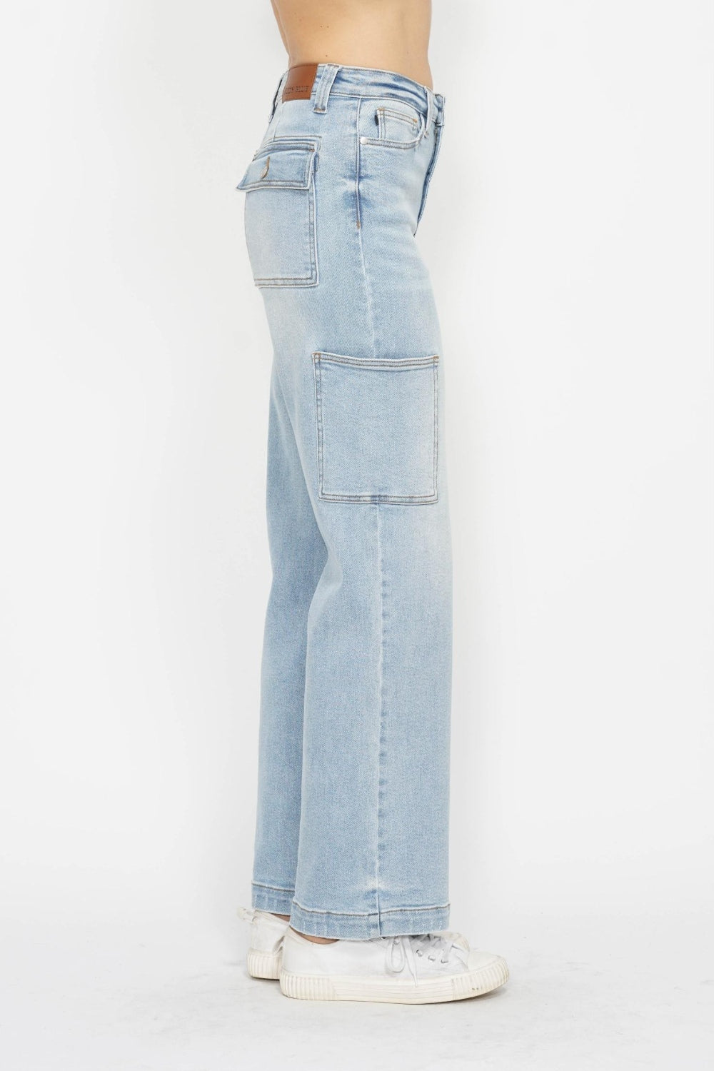 Judy Blue Full Size High Waist Straight Cargo Jeans Bottoms Bottoms Clothing Judy Blue Ship from USA Women Trendsi https://www.cyberehub.com