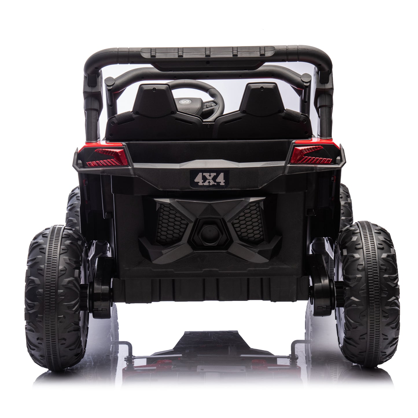 24V Two-Seater Kids Ride On UTV W/Parents Remote Control,Four-Wheel Suspension,Slow Start,Large wheel design,Anti-collision bar,Storage space,Music,USB,Bluetooth,Volume control,LED lights for Kids 3+. Giga Kids Toys Giga https://www.cyberehub.com