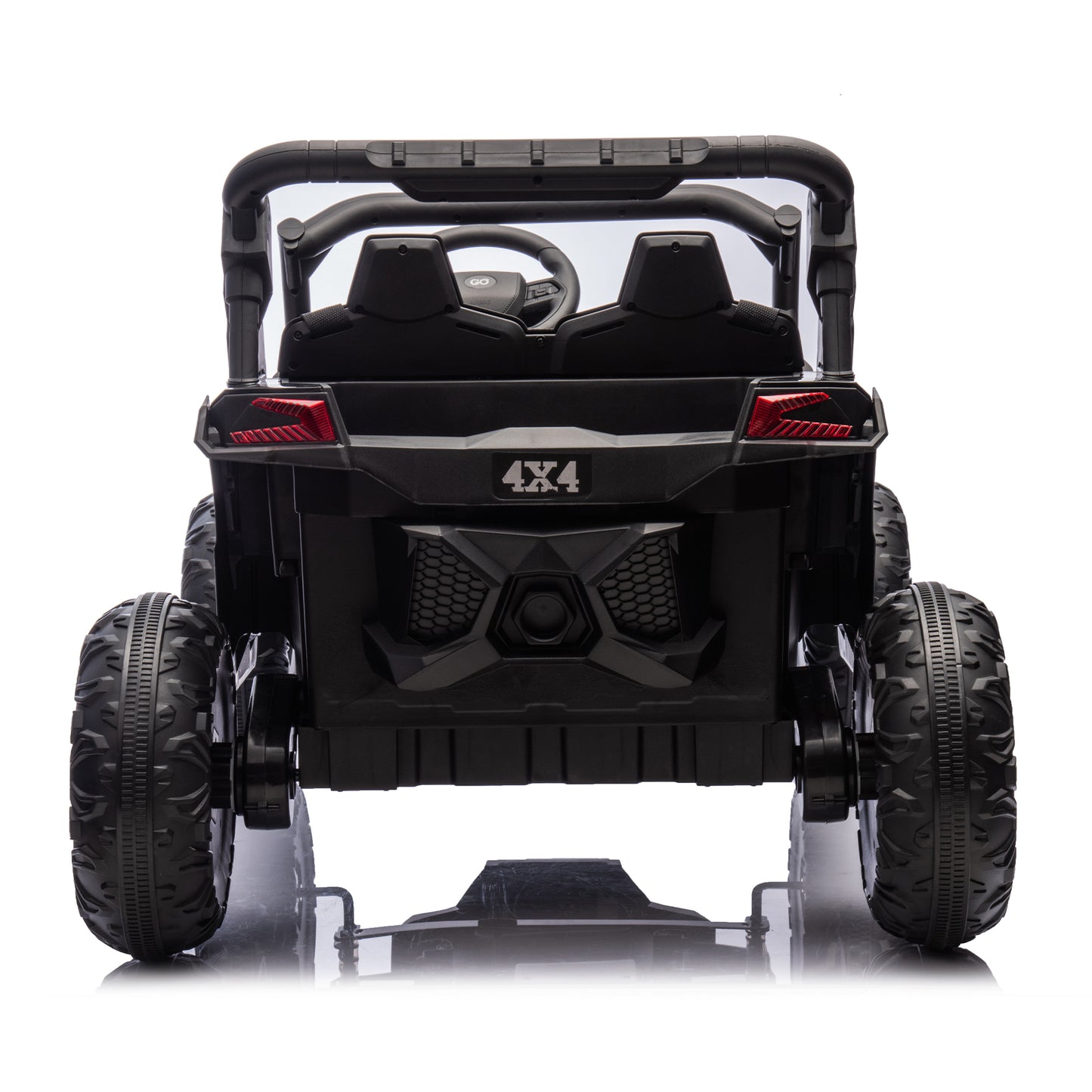 24V Two-Seater Kids Ride On UTV W/Parents Remote Control,Four-Wheel Suspension,Slow Start,Large wheel design,Anti-collision bar,Storage space,Music,USB,Bluetooth,Volume control,LED lights for Kids 3+. Giga Kids Toys Giga https://www.cyberehub.com