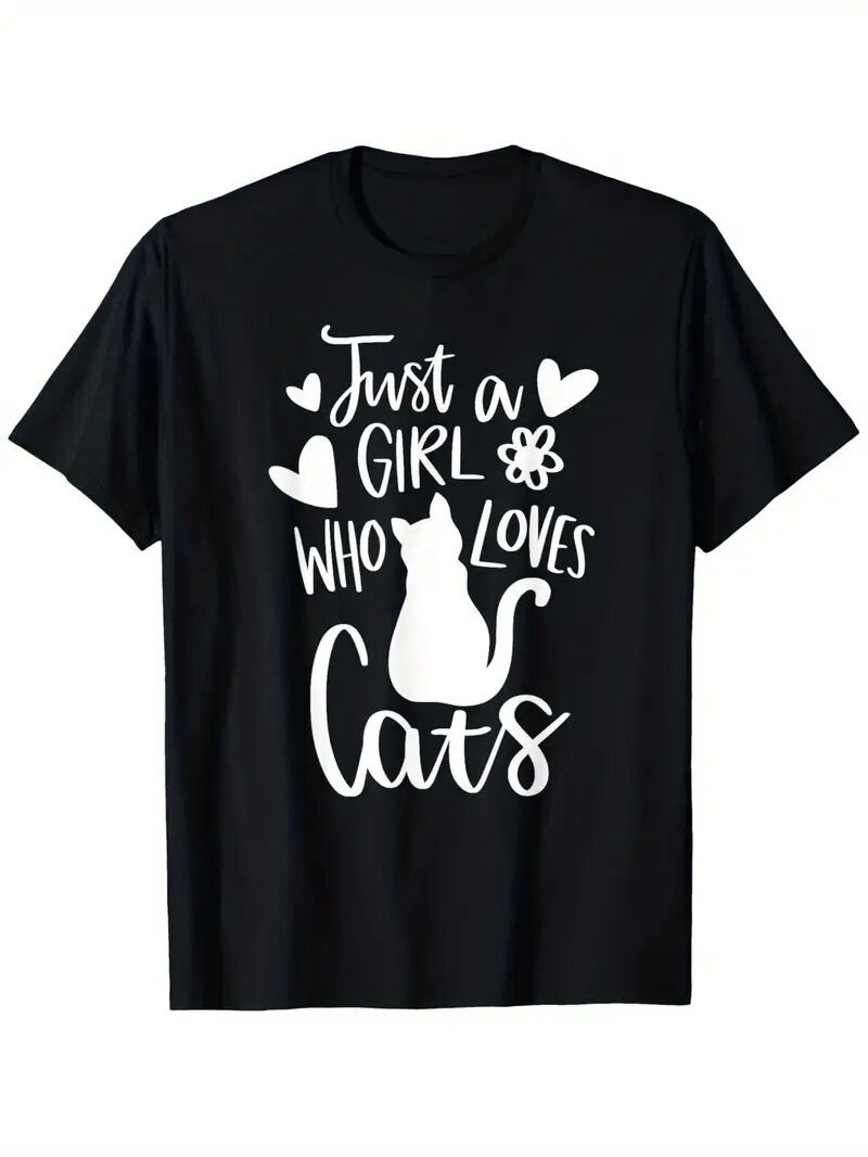 Women's Graphic T-Shirt - Stylish Black Printed Short Sleeve Top Black Apparel/Shirt/Graphic Cj Graphic Shirt SNULLO Yodel SNULLO https://www.cyberehub.com