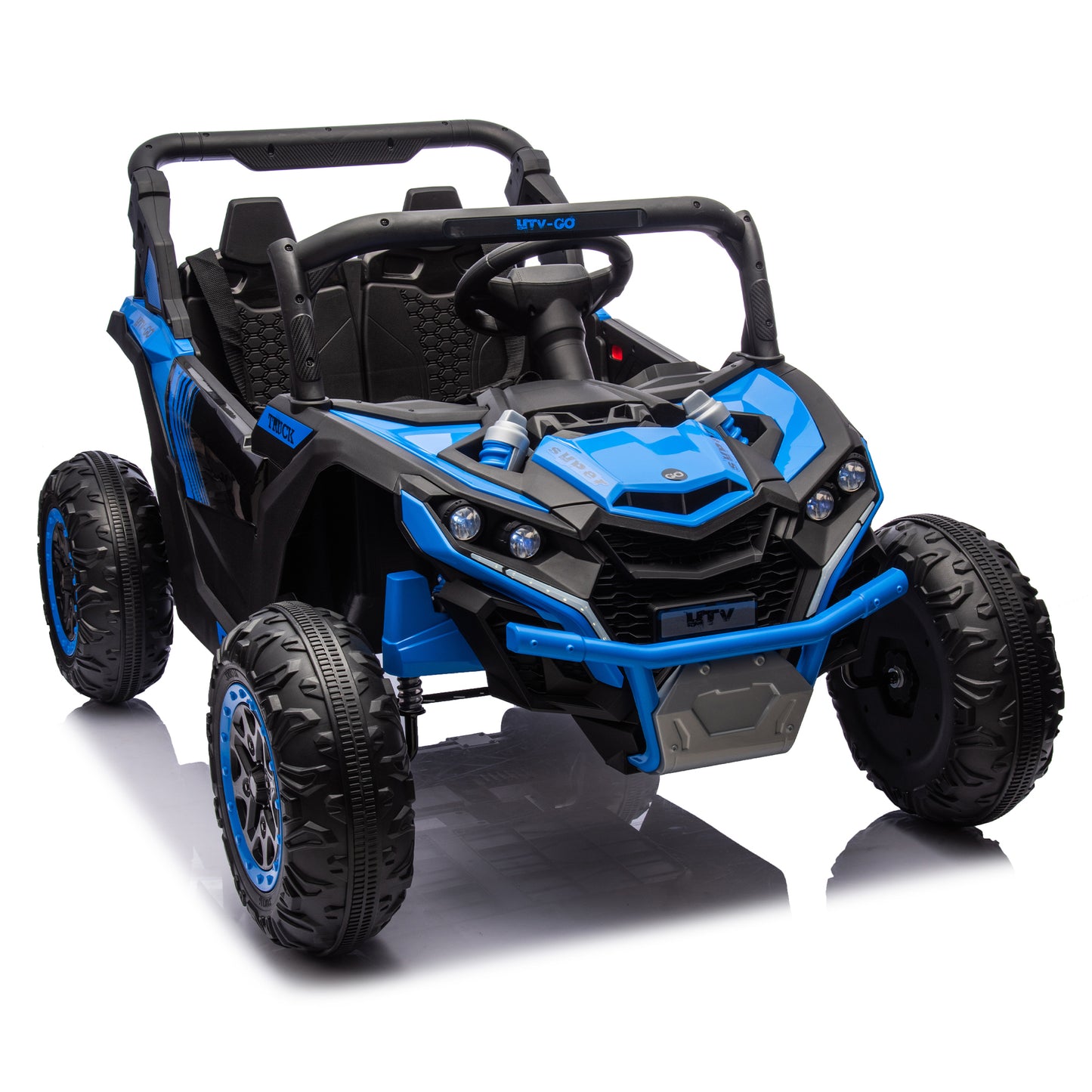 24V Two-Seater Kids Ride On UTV W/Parents Remote Control,Four-Wheel Suspension,Slow Start,Large wheel design,Anti-collision bar,Storage space,Music,USB,Bluetooth,Volume control,LED lights for Kids 3+. Giga Kids Out of stock Toys Giga https://www.cyberehub.com
