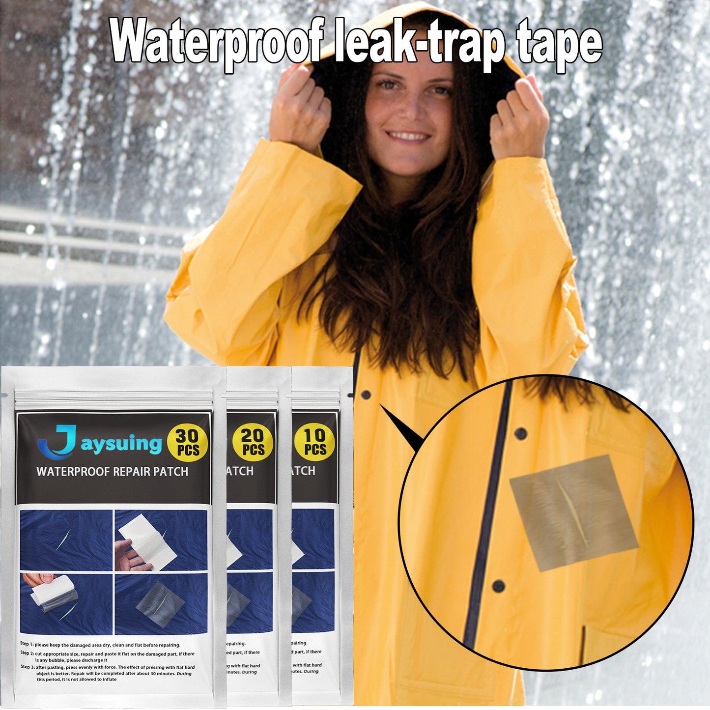 Waterproof Adhesive Leak Repair, Waterproof Coating Tent Umbrella Inflatable Pool Balloon Self-Adhesive Repair Tape Home & Garden Home Eprolo https://www.cyberehub.com