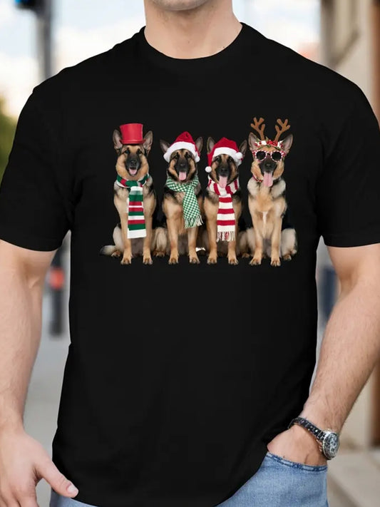 Men's Creative Tops, Casual Short Sleeved Round Neck T-shirts, Summer Outdoor Men's Clothing Apparel/Shirt/Graphic Shirt SNULLO https://www.cyberehub.com