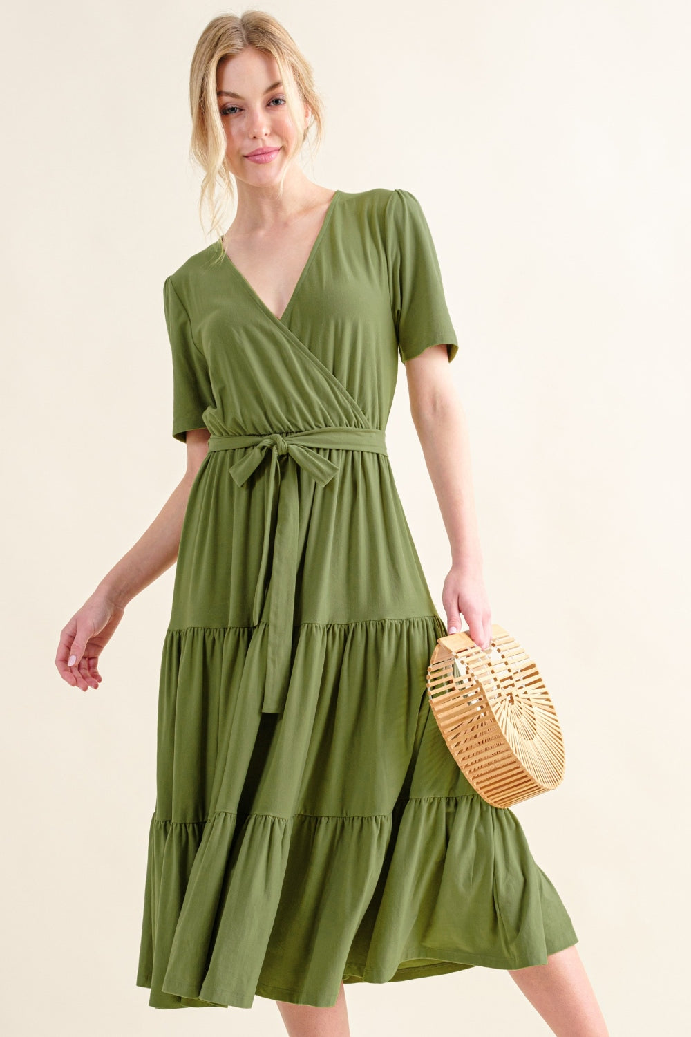 And The Why Soft Short Sleeve Tiered Midi Dress Apparel/Dress And The Why Dress Memorial Day Sale Ship from USA TikTok Trendsi USPS Walmart Walmart Apparel Trendsi https://www.cyberehub.com