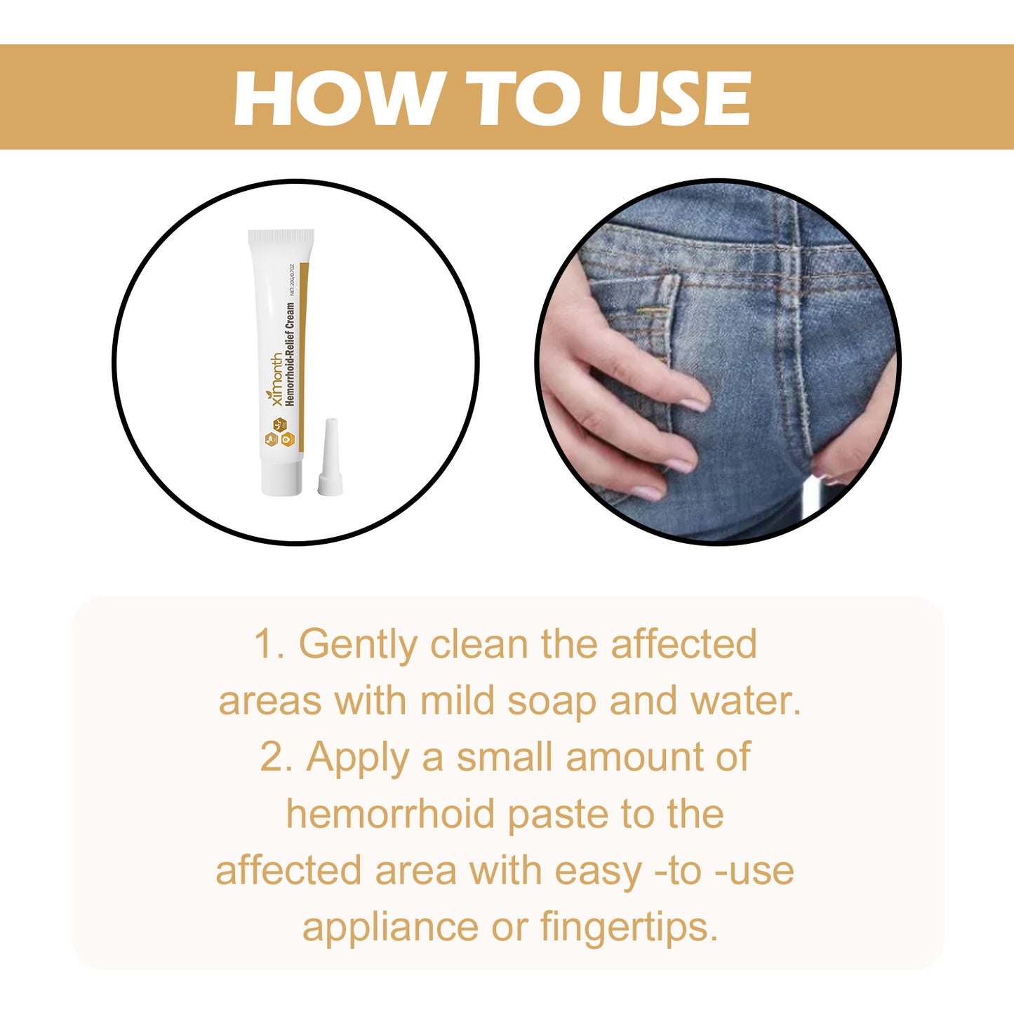 Hemorrhoid-Relef Cream, Relieve Itching Discomfort Repair Internal And External Mixed Nevus Anus Soothes Meat Ball Swelling Health & Beauty Health Eprolo https://www.cyberehub.com